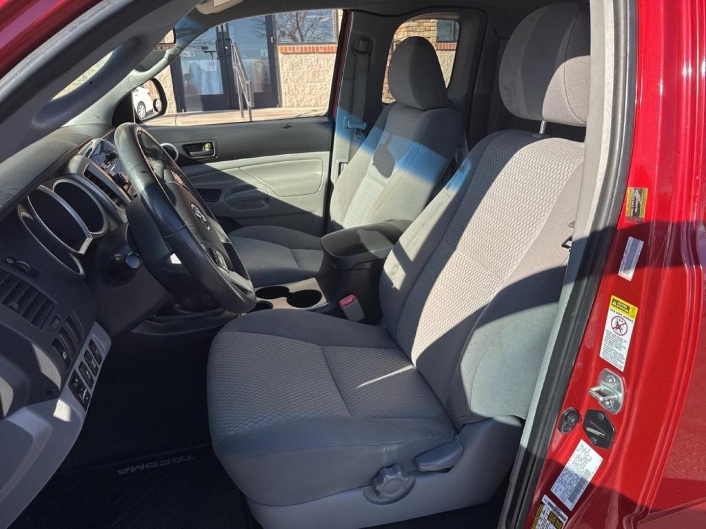 2012 Barcelona Red Metallic /Graphite Toyota Tacoma SR5 (5TFUX4EN6CX) with an 2.7L I4 DOHC 16V engine, Manual transmission, located at 10890 W. Colfax Ave., Lakewood, CO, 80215, (303) 274-7692, 39.739914, -105.120132 - 2012 Toyota Tacoma 4x4, manual transmission, 4cyl that is a 9.7 out of 10 condition wise. Non smoker, no rust and nicely equipped with SR5 package. You will not find a nicer one anywhere. <br><br>All Cars Have Clean Titles And Are Serviced Before Sale., Backup Camera, Non Smoker, No Pet Odor Or Hair - Photo#12