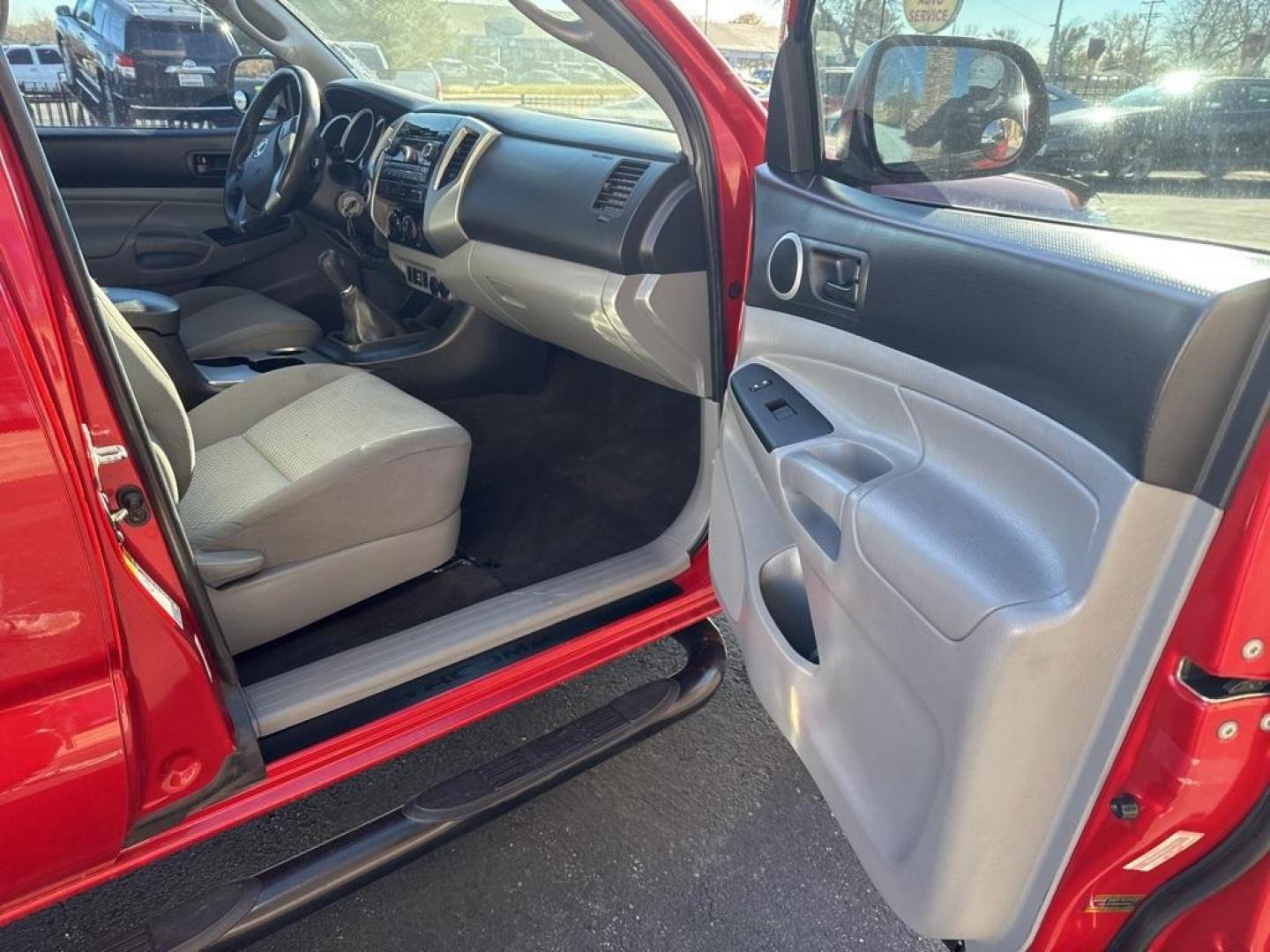 2012 Barcelona Red Metallic /Graphite Toyota Tacoma SR5 (5TFUX4EN6CX) with an 2.7L I4 DOHC 16V engine, Manual transmission, located at 10890 W. Colfax Ave., Lakewood, CO, 80215, (303) 274-7692, 39.739914, -105.120132 - 2012 Toyota Tacoma 4x4, manual transmission, 4cyl that is a 9.7 out of 10 condition wise. Non smoker, no rust and nicely equipped with SR5 package. You will not find a nicer one anywhere. <br><br>All Cars Have Clean Titles And Are Serviced Before Sale., Backup Camera, Non Smoker, No Pet Odor Or Hair - Photo#14