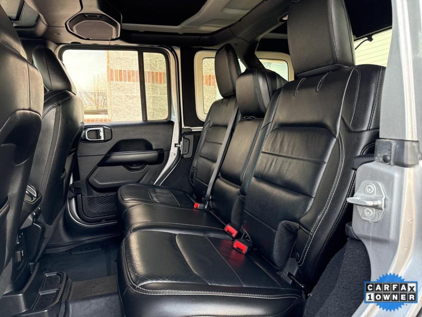 2018 SILVER Jeep Wrangler Unlimited Sahara (1C4HJXEG2JW) with an V6, 3.6L engine, Automatic transmission, located at 10890 W. Colfax Ave., Lakewood, CO, 80215, (303) 274-7692, 39.739914, -105.120132 - <b>Summary</b><br>One Owner And In Excellent Condition, Apple/ Android Carplay, Fully Serviced And Ready For Colorado! Non smoker, you will not find a cleaner Jeep Wrangler anywhere. Never off roaded and not a scratch on this one.<br><br><b>Vehicle Details</b><br>Discover the rugged elegance and off - Photo#55