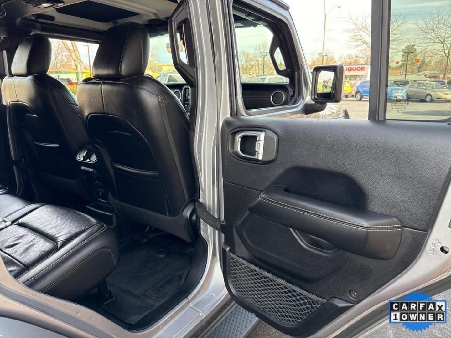 2018 SILVER Jeep Wrangler Unlimited Sahara (1C4HJXEG2JW) with an V6, 3.6L engine, Automatic transmission, located at 10890 W. Colfax Ave., Lakewood, CO, 80215, (303) 274-7692, 39.739914, -105.120132 - <b>Summary</b><br>One Owner And In Excellent Condition, Apple/ Android Carplay, Fully Serviced And Ready For Colorado! Non smoker, you will not find a cleaner Jeep Wrangler anywhere. Never off roaded and not a scratch on this one.<br><br><b>Vehicle Details</b><br>Discover the rugged elegance and off - Photo#59