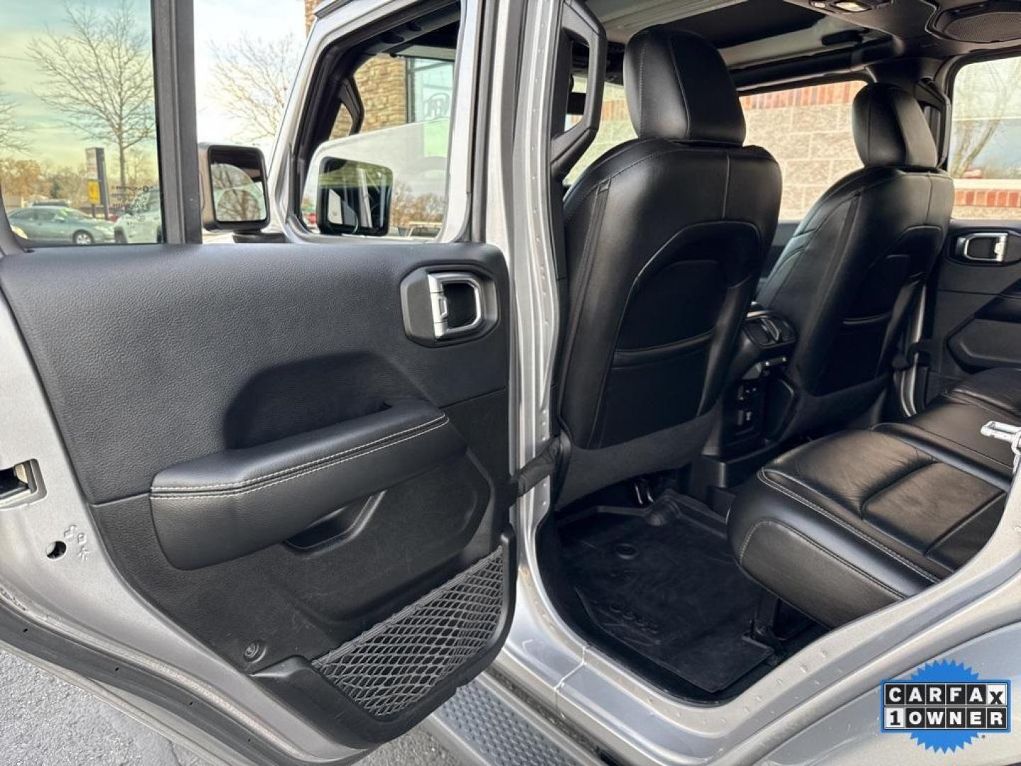 2018 SILVER Jeep Wrangler Unlimited Sahara (1C4HJXEG2JW) with an V6, 3.6L engine, Automatic transmission, located at 10890 W. Colfax Ave., Lakewood, CO, 80215, (303) 274-7692, 39.739914, -105.120132 - <b>Summary</b><br>One Owner And In Excellent Condition, Apple/ Android Carplay, Fully Serviced And Ready For Colorado! Non smoker, you will not find a cleaner Jeep Wrangler anywhere. Never off roaded and not a scratch on this one.<br><br><b>Vehicle Details</b><br>Discover the rugged elegance and off - Photo#60