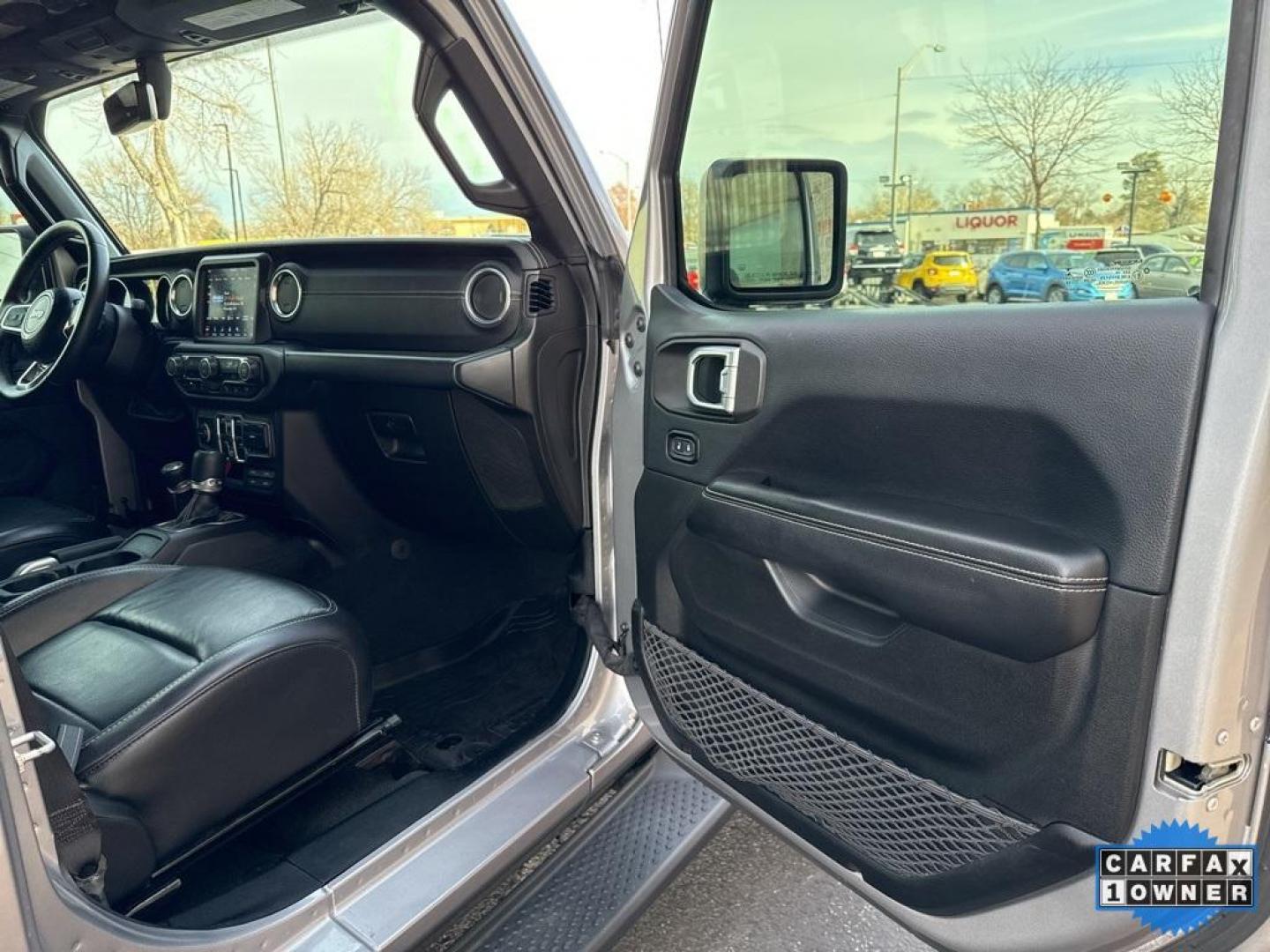2018 SILVER Jeep Wrangler Unlimited Sahara (1C4HJXEG2JW) with an V6, 3.6L engine, Automatic transmission, located at 10890 W. Colfax Ave., Lakewood, CO, 80215, (303) 274-7692, 39.739914, -105.120132 - <b>Summary</b><br>One Owner And In Excellent Condition, Apple/ Android Carplay, Fully Serviced And Ready For Colorado! Non smoker, you will not find a cleaner Jeep Wrangler anywhere. Never off roaded and not a scratch on this one.<br><br><b>Vehicle Details</b><br>Discover the rugged elegance and off - Photo#62