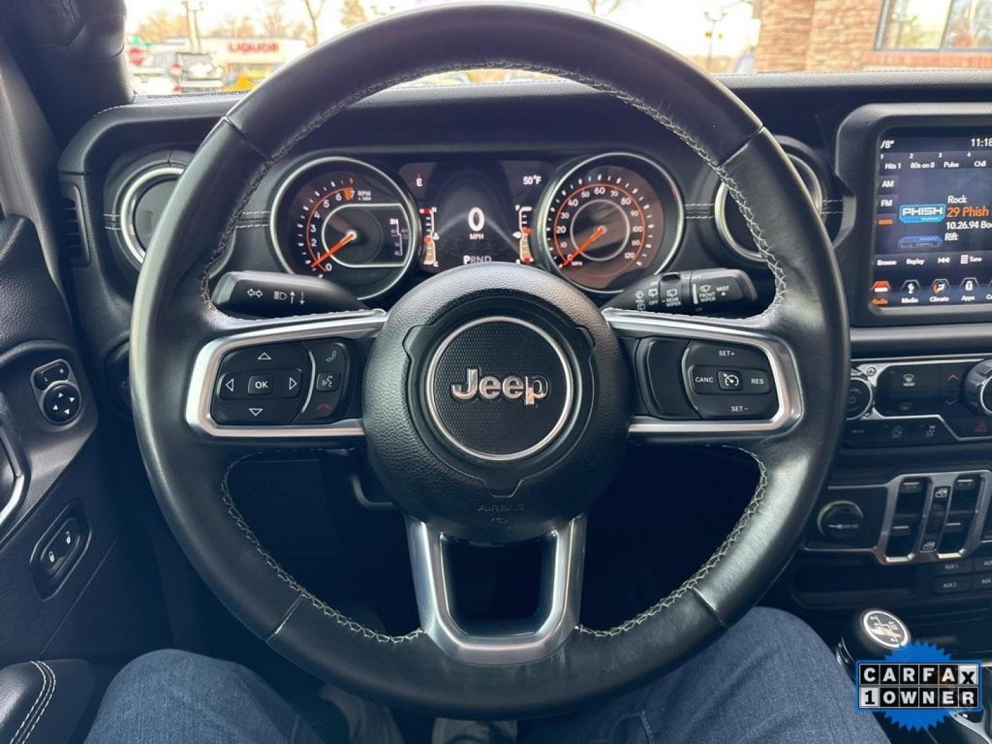 2018 SILVER Jeep Wrangler Unlimited Sahara (1C4HJXEG2JW) with an V6, 3.6L engine, Automatic transmission, located at 10890 W. Colfax Ave., Lakewood, CO, 80215, (303) 274-7692, 39.739914, -105.120132 - <b>Summary</b><br>One Owner And In Excellent Condition, Apple/ Android Carplay, Fully Serviced And Ready For Colorado! Non smoker, you will not find a cleaner Jeep Wrangler anywhere. Never off roaded and not a scratch on this one.<br><br><b>Vehicle Details</b><br>Discover the rugged elegance and off - Photo#69
