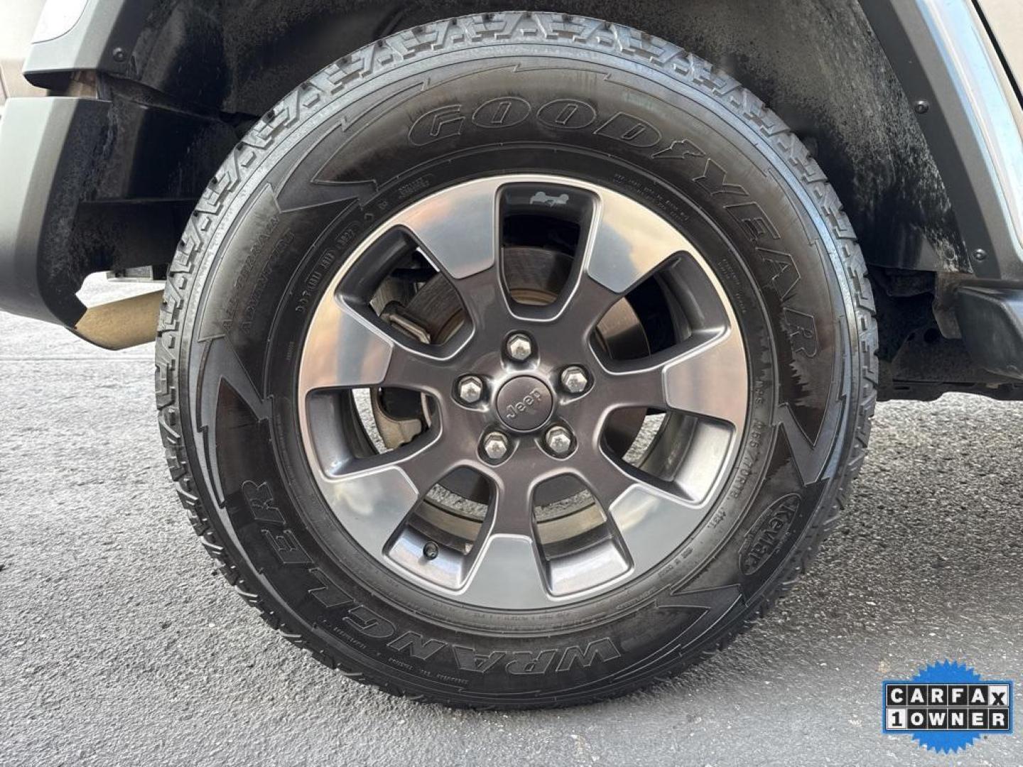 2018 SILVER Jeep Wrangler Unlimited Sahara (1C4HJXEG2JW) with an V6, 3.6L engine, Automatic transmission, located at 10890 W. Colfax Ave., Lakewood, CO, 80215, (303) 274-7692, 39.739914, -105.120132 - <b>Summary</b><br>One Owner And In Excellent Condition, Apple/ Android Carplay, Fully Serviced And Ready For Colorado! Non smoker, you will not find a cleaner Jeep Wrangler anywhere. Never off roaded and not a scratch on this one.<br><br><b>Vehicle Details</b><br>Discover the rugged elegance and off - Photo#82