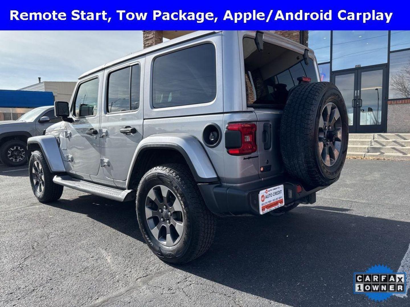 2018 SILVER Jeep Wrangler Unlimited Sahara (1C4HJXEG2JW) with an V6, 3.6L engine, Automatic transmission, located at 10890 W. Colfax Ave., Lakewood, CO, 80215, (303) 274-7692, 39.739914, -105.120132 - <b>Summary</b><br>One Owner And In Excellent Condition, Apple/ Android Carplay, Fully Serviced And Ready For Colorado! Non smoker, you will not find a cleaner Jeep Wrangler anywhere. Never off roaded and not a scratch on this one.<br><br><b>Vehicle Details</b><br>Discover the rugged elegance and off - Photo#6