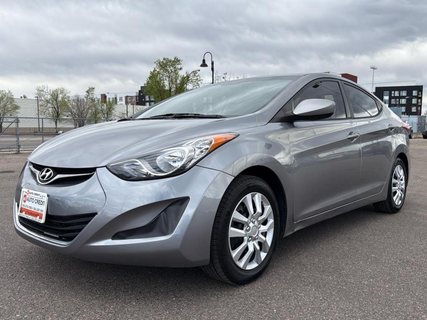2012 GRAY Hyundai Elantra LIMITED (KMHDH4AE0CU) with an 4 Cyl, 1.8L engine, Automatic transmission, located at 10890 W. Colfax Ave., Lakewood, CO, 80215, (303) 274-7692, 39.739914, -105.120132 - Photo#0