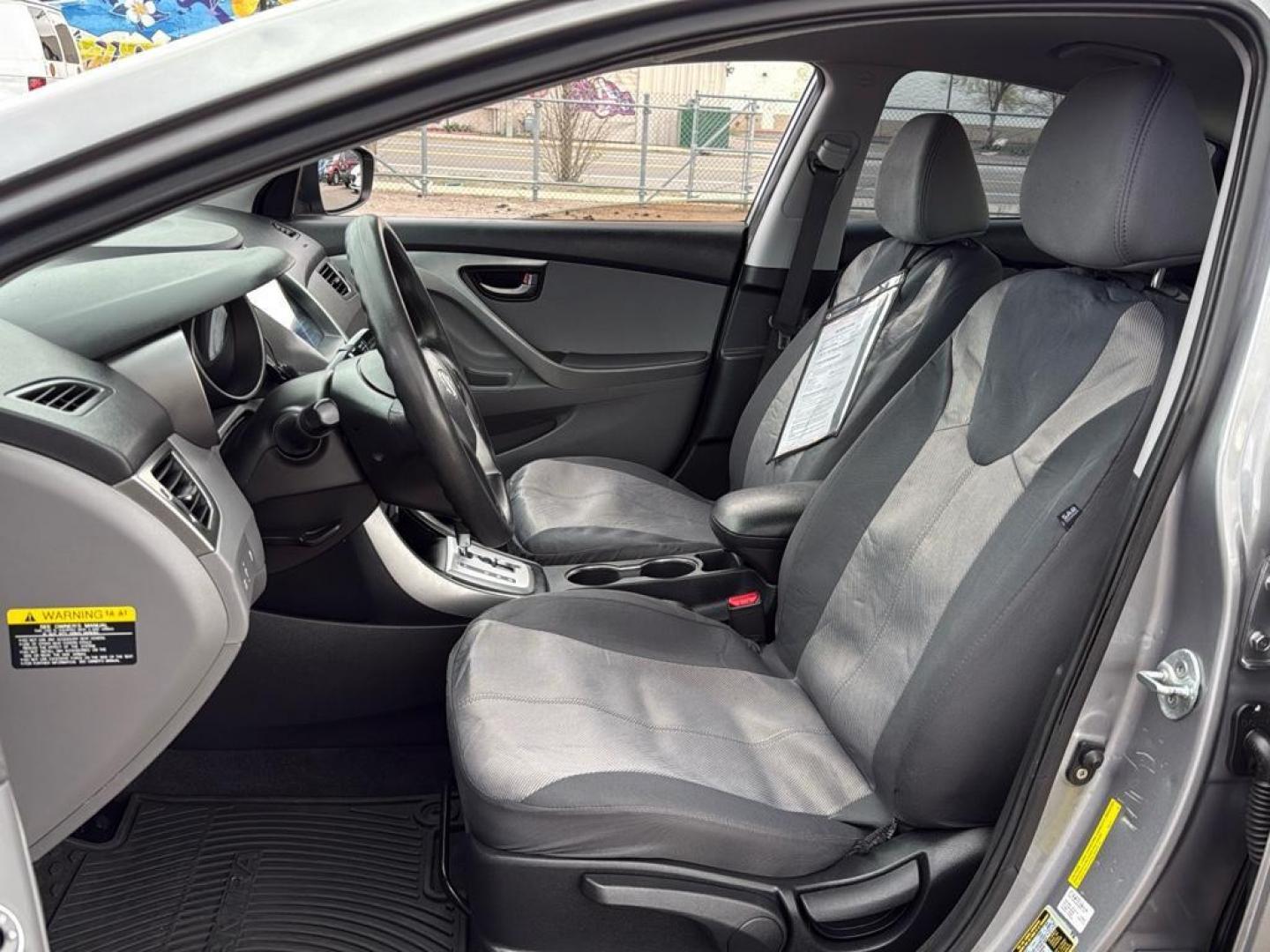 2012 GRAY Hyundai Elantra LIMITED (KMHDH4AE0CU) with an 4 Cyl, 1.8L engine, Automatic transmission, located at 10890 W. Colfax Ave., Lakewood, CO, 80215, (303) 274-7692, 39.739914, -105.120132 - Photo#9
