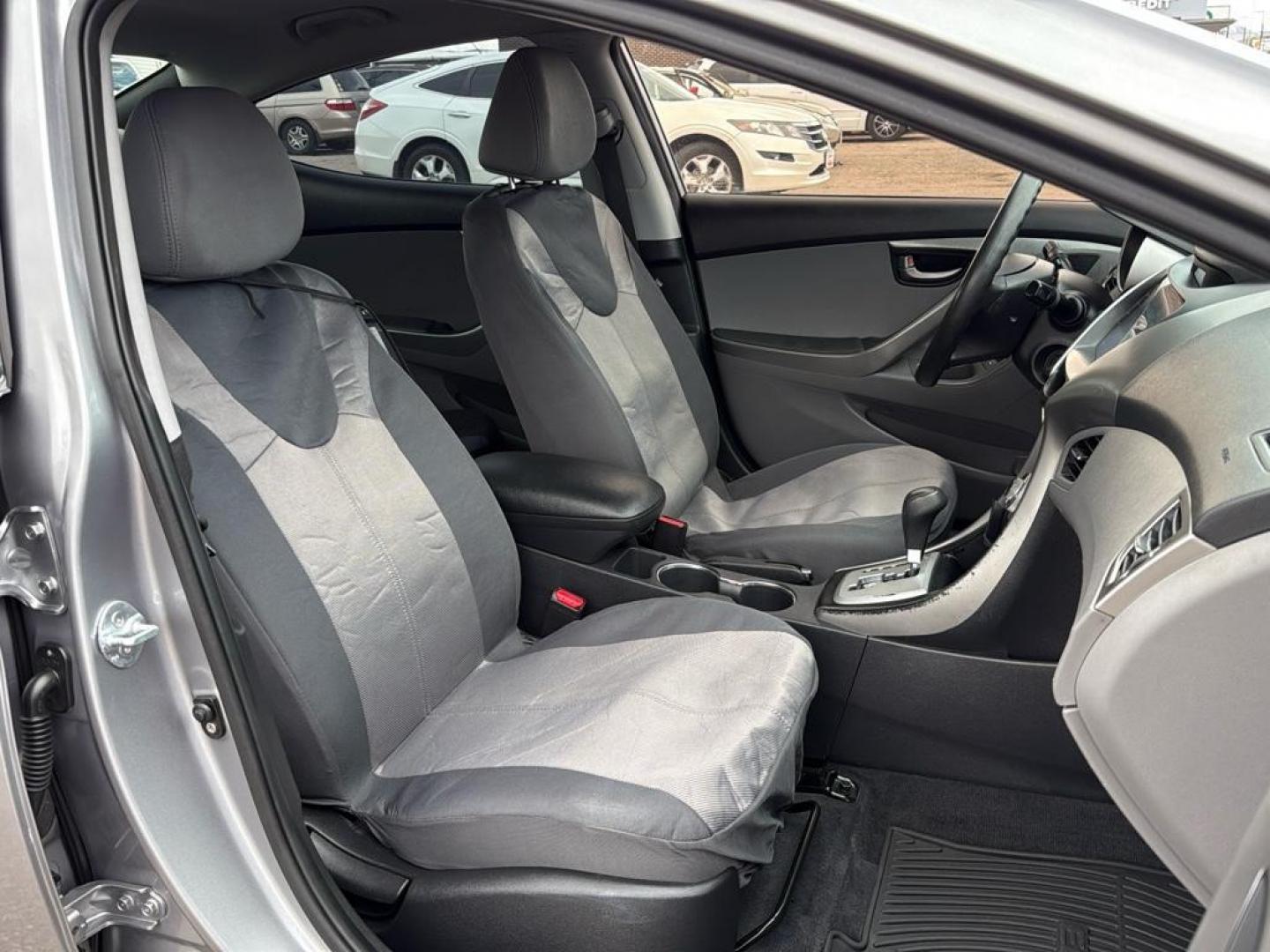 2012 GRAY Hyundai Elantra LIMITED (KMHDH4AE0CU) with an 4 Cyl, 1.8L engine, Automatic transmission, located at 10890 W. Colfax Ave., Lakewood, CO, 80215, (303) 274-7692, 39.739914, -105.120132 - Photo#10