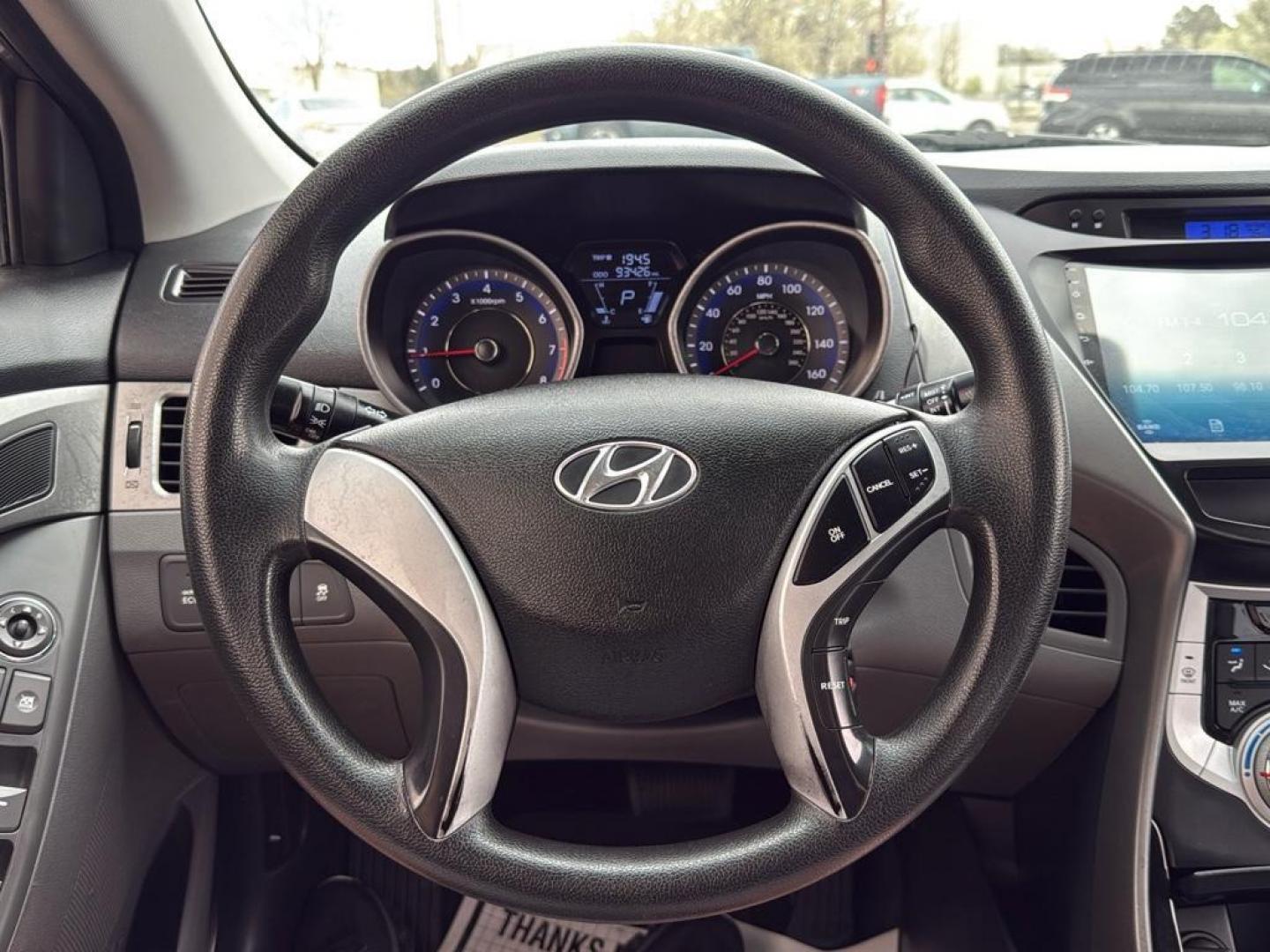 2012 GRAY Hyundai Elantra LIMITED (KMHDH4AE0CU) with an 4 Cyl, 1.8L engine, Automatic transmission, located at 10890 W. Colfax Ave., Lakewood, CO, 80215, (303) 274-7692, 39.739914, -105.120132 - Photo#15