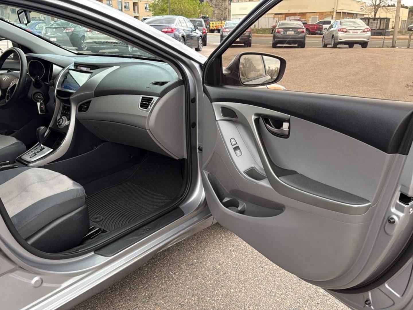 2012 GRAY Hyundai Elantra LIMITED (KMHDH4AE0CU) with an 4 Cyl, 1.8L engine, Automatic transmission, located at 10890 W. Colfax Ave., Lakewood, CO, 80215, (303) 274-7692, 39.739914, -105.120132 - Photo#19