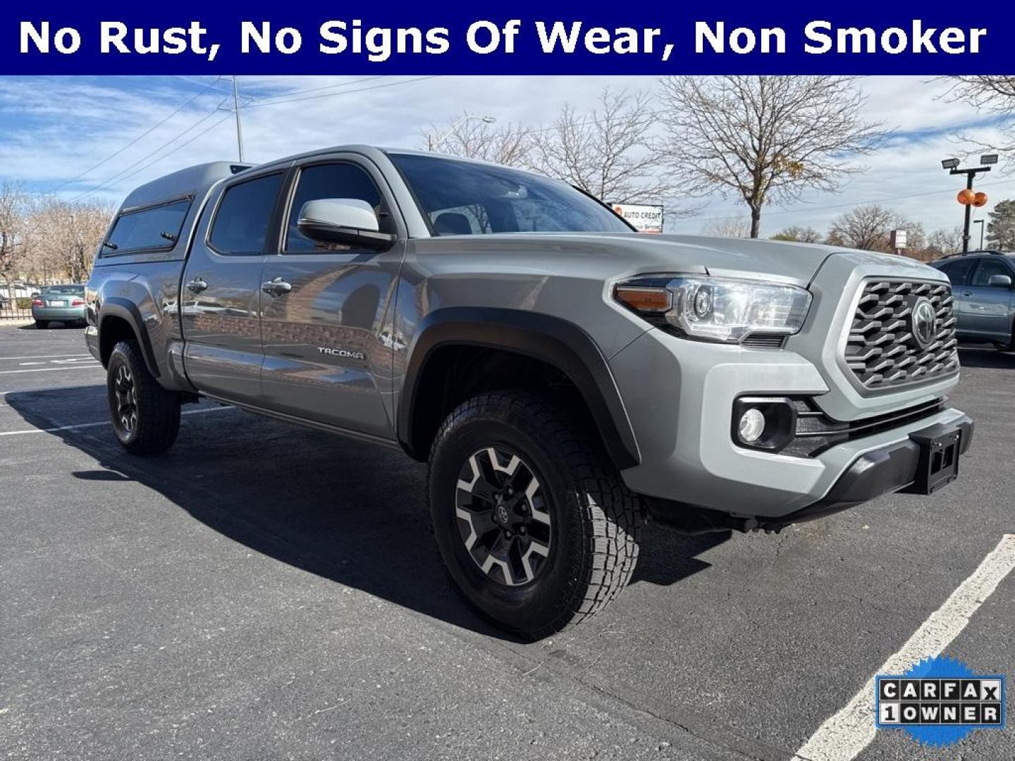 2021 Cement /Black Toyota Tacoma TRD Off-Road (3TMDZ5BN2MM) with an 3.5L V6 PDI DOHC 24V LEV3-ULEV70 278hp engine, Automatic transmission, located at 10890 W. Colfax Ave., Lakewood, CO, 80215, (303) 274-7692, 39.739914, -105.120132 - 2021 Toyota Tacoma TRD OFF ROAD PREMIUM.Fully loaded with every option available!! This truck is in mint condition inside and out with only one small scratch (see pictures). Carfax shows minor damage but there is no paint work on this vehicle. No rust and no wear. All keys and owners manuals present - Photo#2