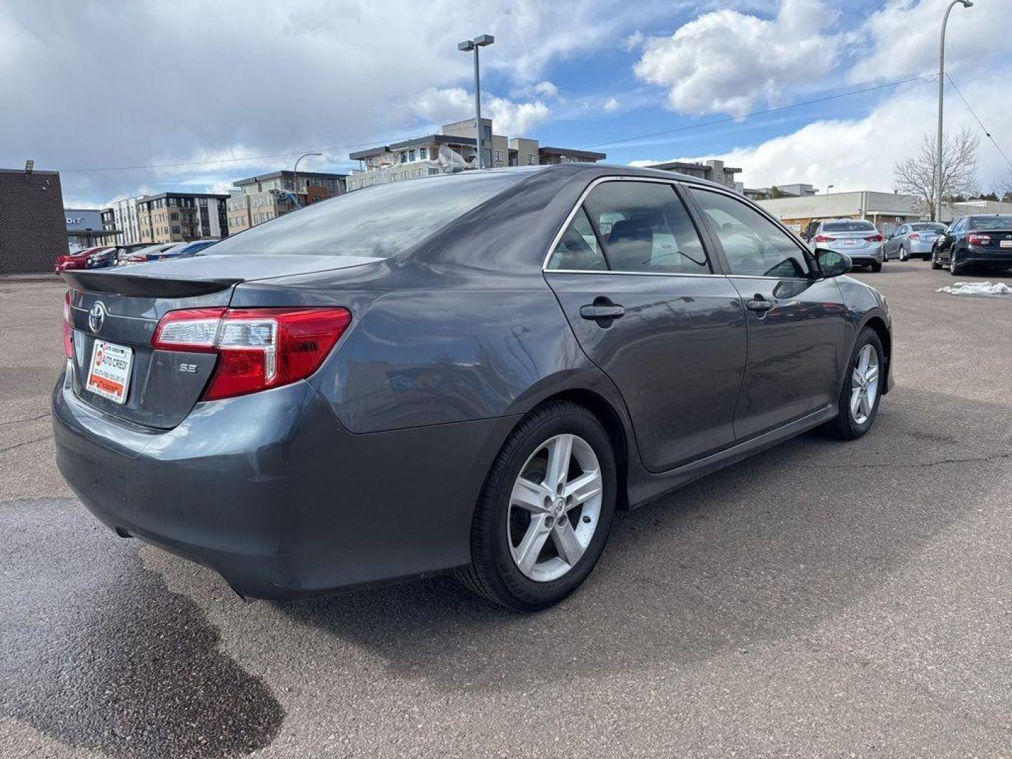 2012 GRAY Toyota Camry SE (4T1BF1FK6CU) with an 4 Cyl, 2.5L engine, Automatic transmission, located at 10890 W. Colfax Ave., Lakewood, CO, 80215, (303) 274-7692, 39.739914, -105.120132 - Discover the reliability and comfort of the 2012 Toyota Camry SE, a vehicle that seamlessly blends performance with practicality. This model features a robust 4-cylinder, 2.5L engine that delivers a smooth and efficient driving experience, perfectly suited for both city commutes and long highway jou - Photo#2