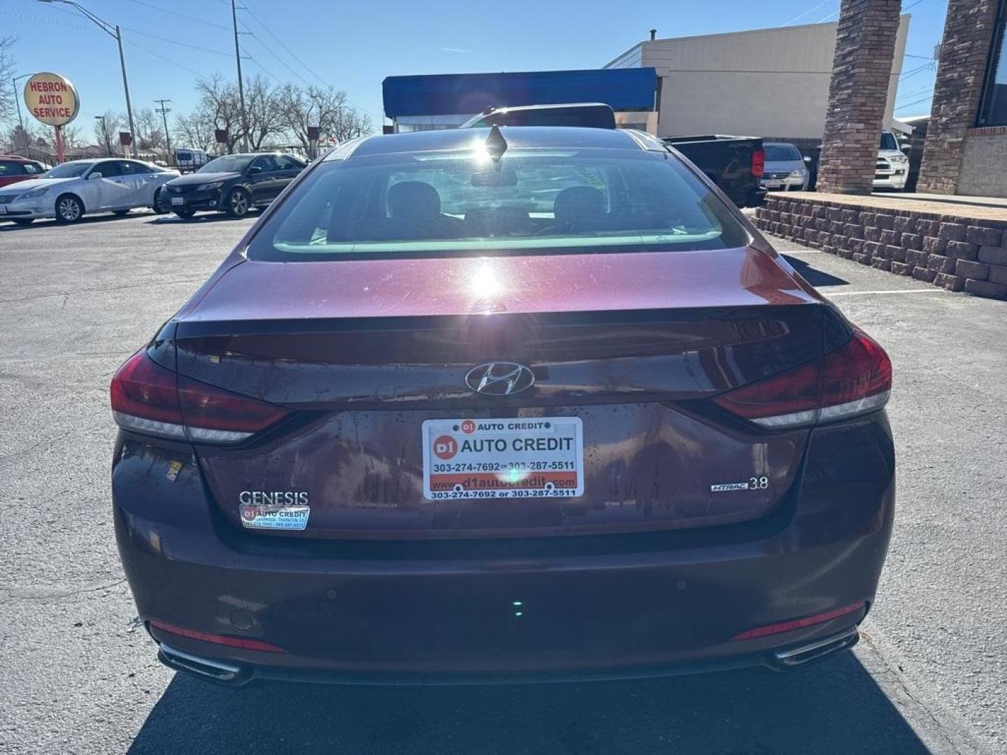 2015 RED Hyundai Genesis Base (KMHGN4JEXFU) with an V6, 3.8L engine, Automatic transmission, located at 10890 W. Colfax Ave., Lakewood, CO, 80215, (303) 274-7692, 39.739914, -105.120132 - Discover the blend of luxury and performance with this 2015 Hyundai Genesis Base, a distinguished choice for discerning drivers. This exceptional vehicle is powered by a robust V6, 3.8L engine, delivering a smooth and responsive driving experience with its Rear-Wheel Drive (RWD) configuration. The H - Photo#40