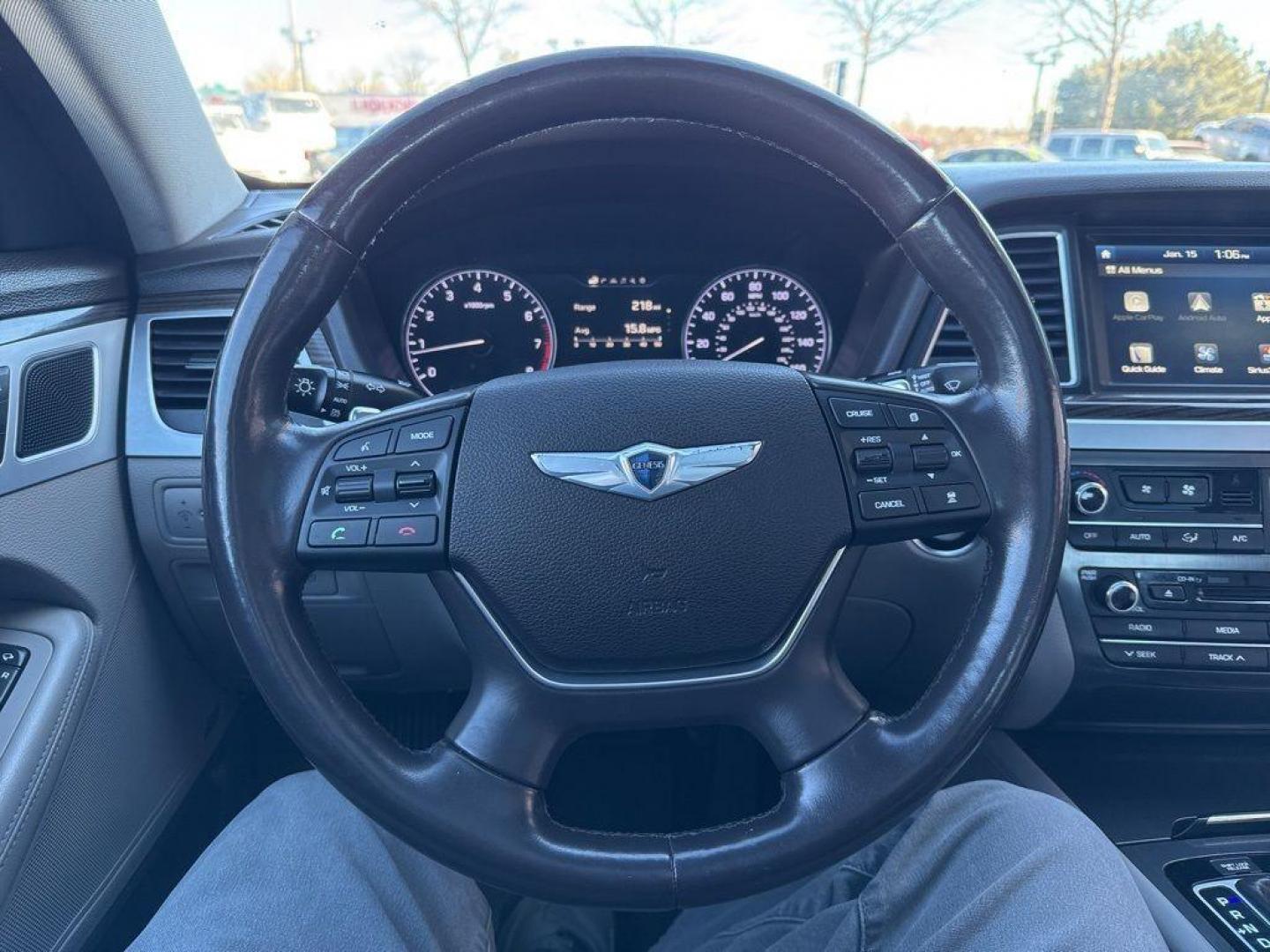 2015 RED Hyundai Genesis Base (KMHGN4JEXFU) with an V6, 3.8L engine, Automatic transmission, located at 10890 W. Colfax Ave., Lakewood, CO, 80215, (303) 274-7692, 39.739914, -105.120132 - Discover the blend of luxury and performance with this 2015 Hyundai Genesis Base, a distinguished choice for discerning drivers. This exceptional vehicle is powered by a robust V6, 3.8L engine, delivering a smooth and responsive driving experience with its Rear-Wheel Drive (RWD) configuration. The H - Photo#13