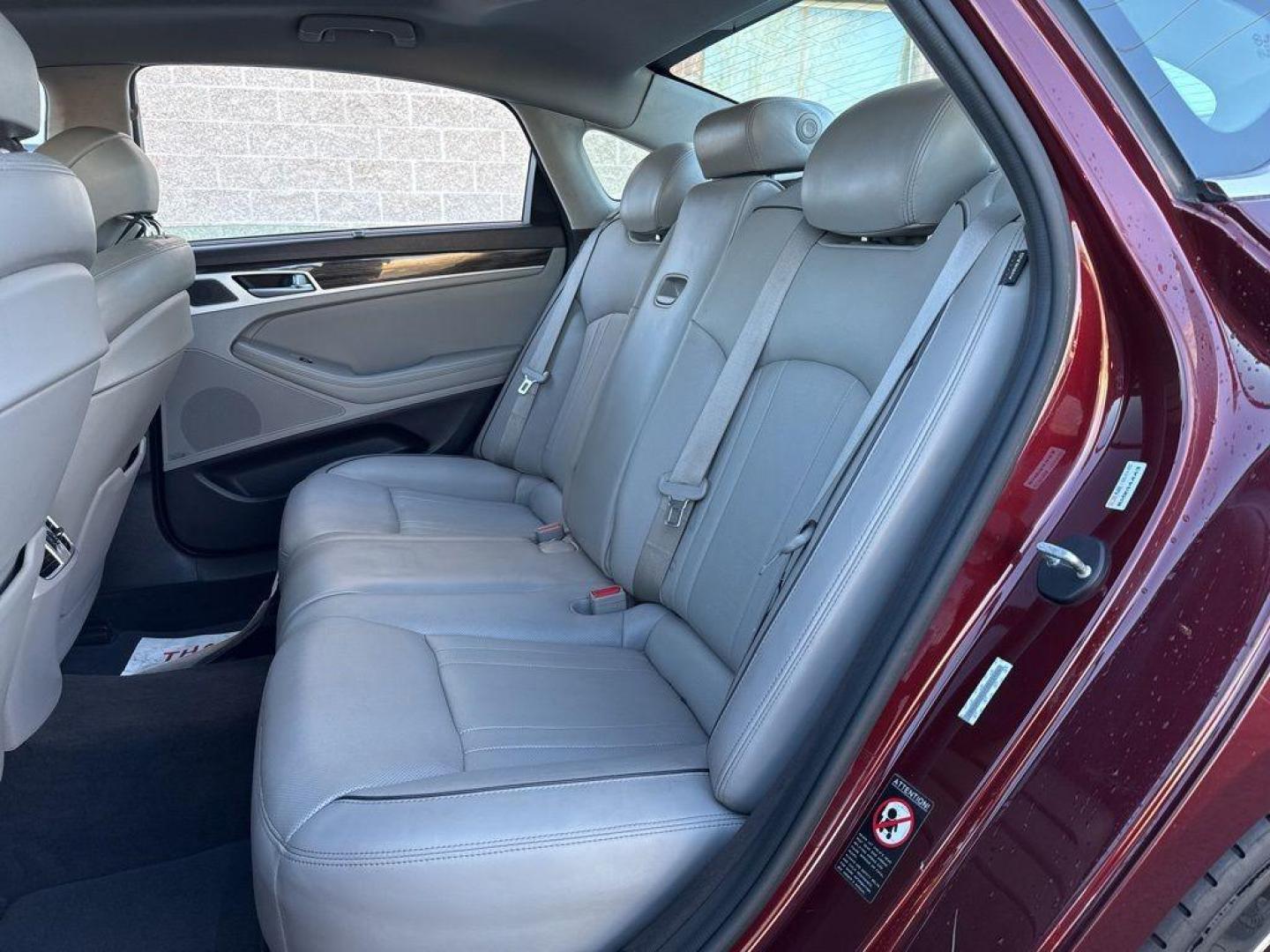 2015 RED Hyundai Genesis Base (KMHGN4JEXFU) with an V6, 3.8L engine, Automatic transmission, located at 10890 W. Colfax Ave., Lakewood, CO, 80215, (303) 274-7692, 39.739914, -105.120132 - Discover the blend of luxury and performance with this 2015 Hyundai Genesis Base, a distinguished choice for discerning drivers. This exceptional vehicle is powered by a robust V6, 3.8L engine, delivering a smooth and responsive driving experience with its Rear-Wheel Drive (RWD) configuration. The H - Photo#20