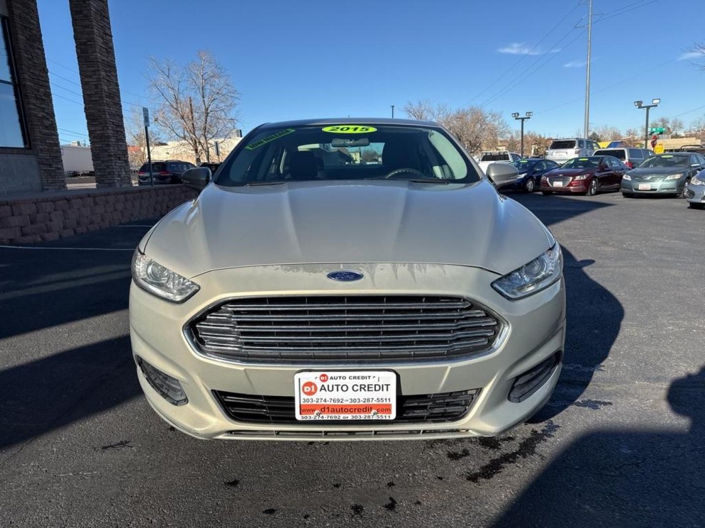 2015 BEIGE Ford Fusion Hybrid SE Hybrid (3FA6P0LU4FR) with an 4 Cyl, 2.0L engine, Automatic transmission, located at 10890 W. Colfax Ave., Lakewood, CO, 80215, (303) 274-7692, 39.739914, -105.120132 - Photo#25
