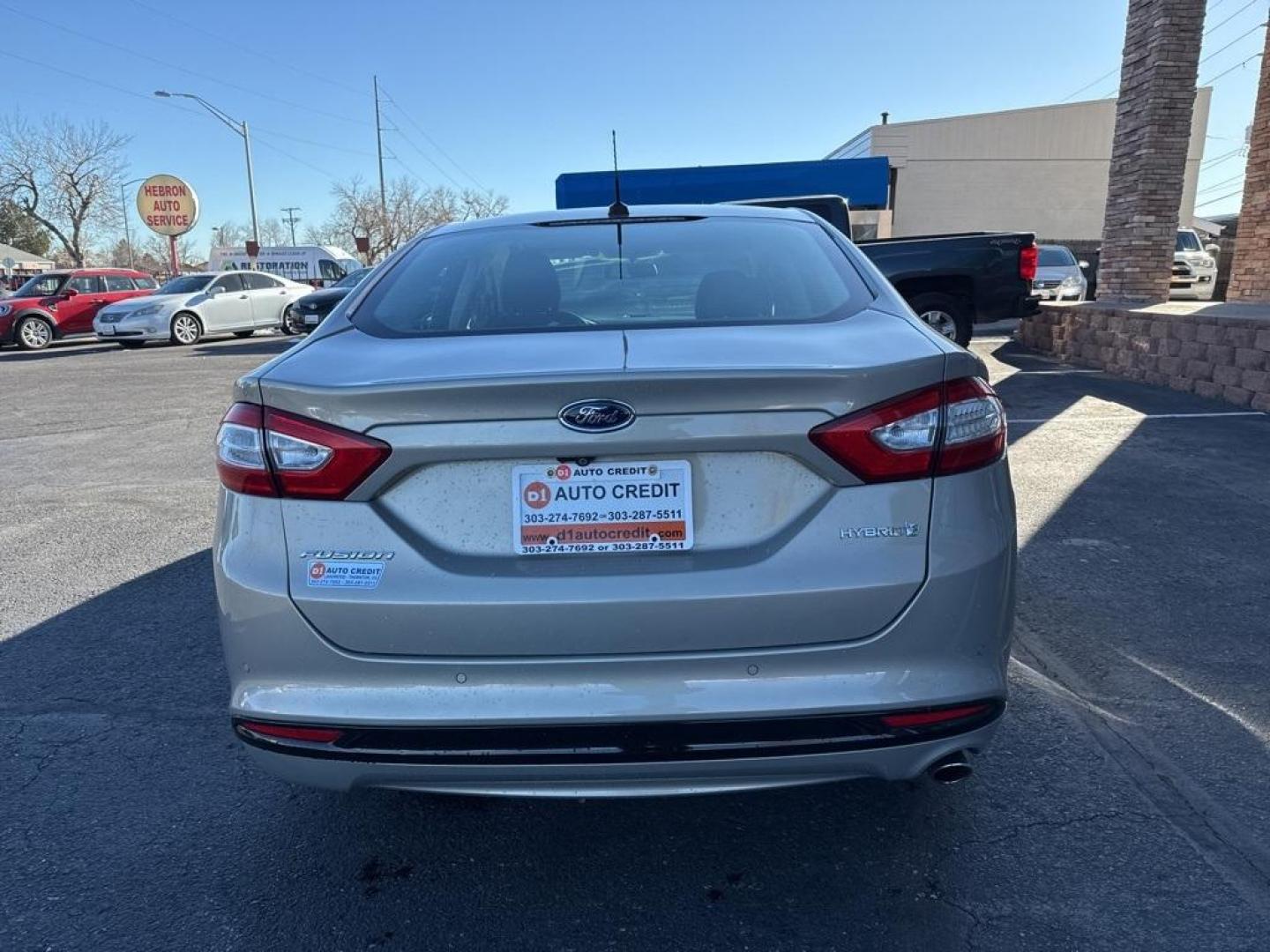 2015 BEIGE Ford Fusion Hybrid SE Hybrid (3FA6P0LU4FR) with an 4 Cyl, 2.0L engine, Automatic transmission, located at 10890 W. Colfax Ave., Lakewood, CO, 80215, (303) 274-7692, 39.739914, -105.120132 - Photo#29