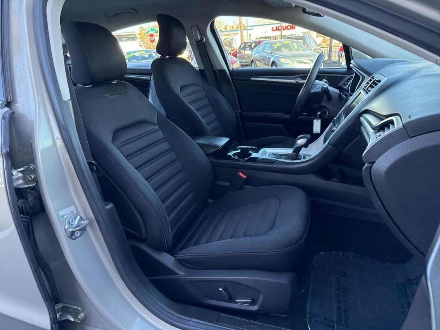 2015 BEIGE Ford Fusion Hybrid SE Hybrid (3FA6P0LU4FR) with an 4 Cyl, 2.0L engine, Automatic transmission, located at 10890 W. Colfax Ave., Lakewood, CO, 80215, (303) 274-7692, 39.739914, -105.120132 - Photo#37