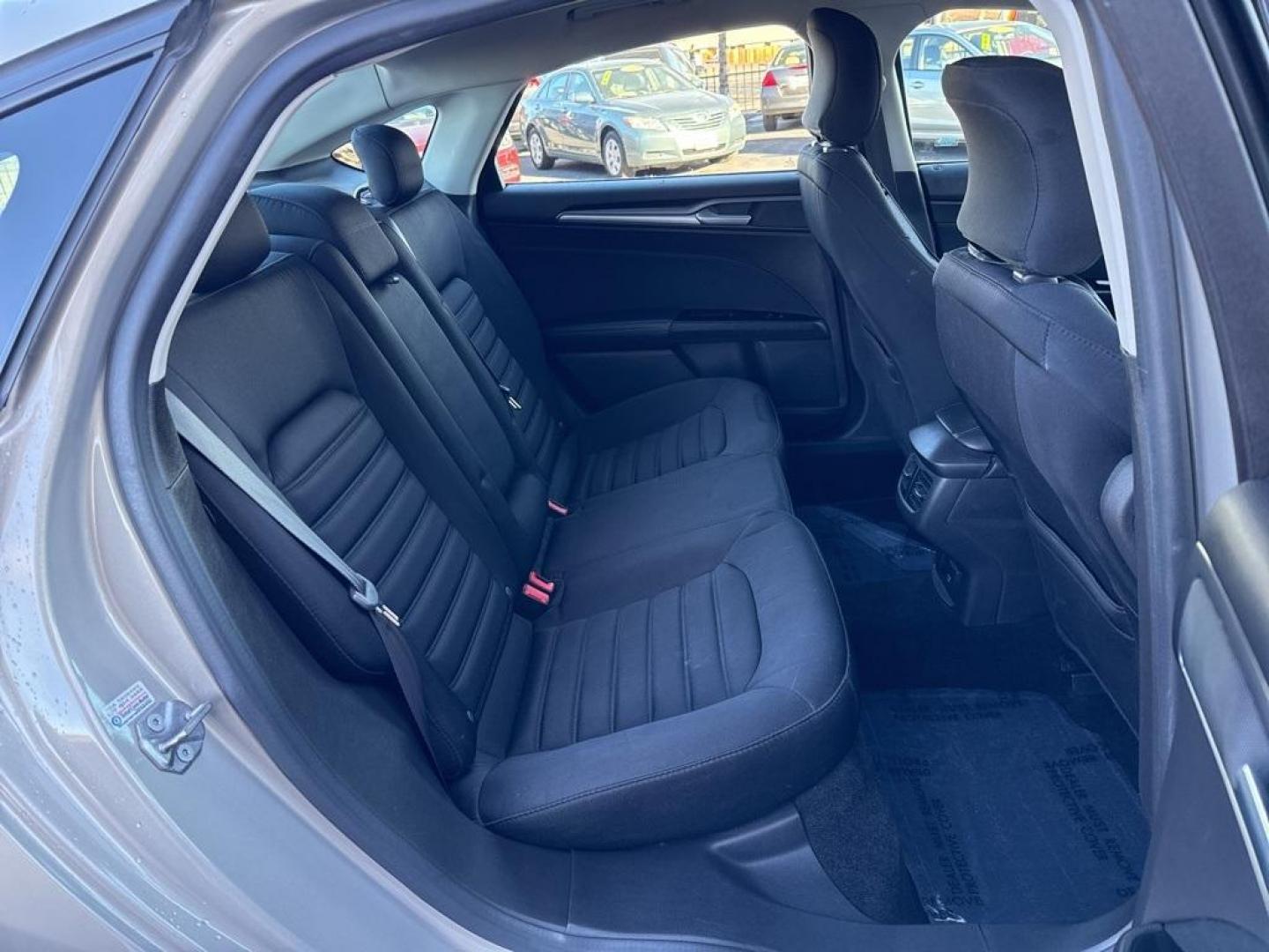 2015 BEIGE Ford Fusion Hybrid SE Hybrid (3FA6P0LU4FR) with an 4 Cyl, 2.0L engine, Automatic transmission, located at 10890 W. Colfax Ave., Lakewood, CO, 80215, (303) 274-7692, 39.739914, -105.120132 - Photo#38