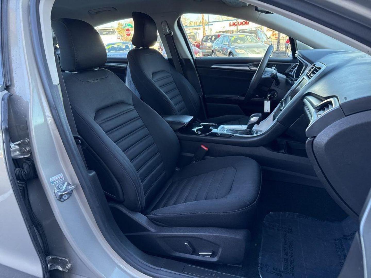 2015 BEIGE Ford Fusion Hybrid SE Hybrid (3FA6P0LU4FR) with an 4 Cyl, 2.0L engine, Automatic transmission, located at 10890 W. Colfax Ave., Lakewood, CO, 80215, (303) 274-7692, 39.739914, -105.120132 - Photo#13