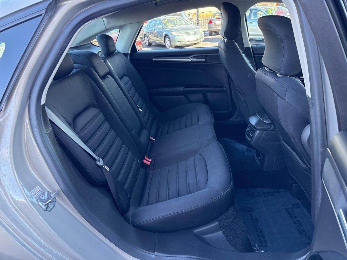 2015 BEIGE Ford Fusion Hybrid SE Hybrid (3FA6P0LU4FR) with an 4 Cyl, 2.0L engine, Automatic transmission, located at 10890 W. Colfax Ave., Lakewood, CO, 80215, (303) 274-7692, 39.739914, -105.120132 - Photo#14