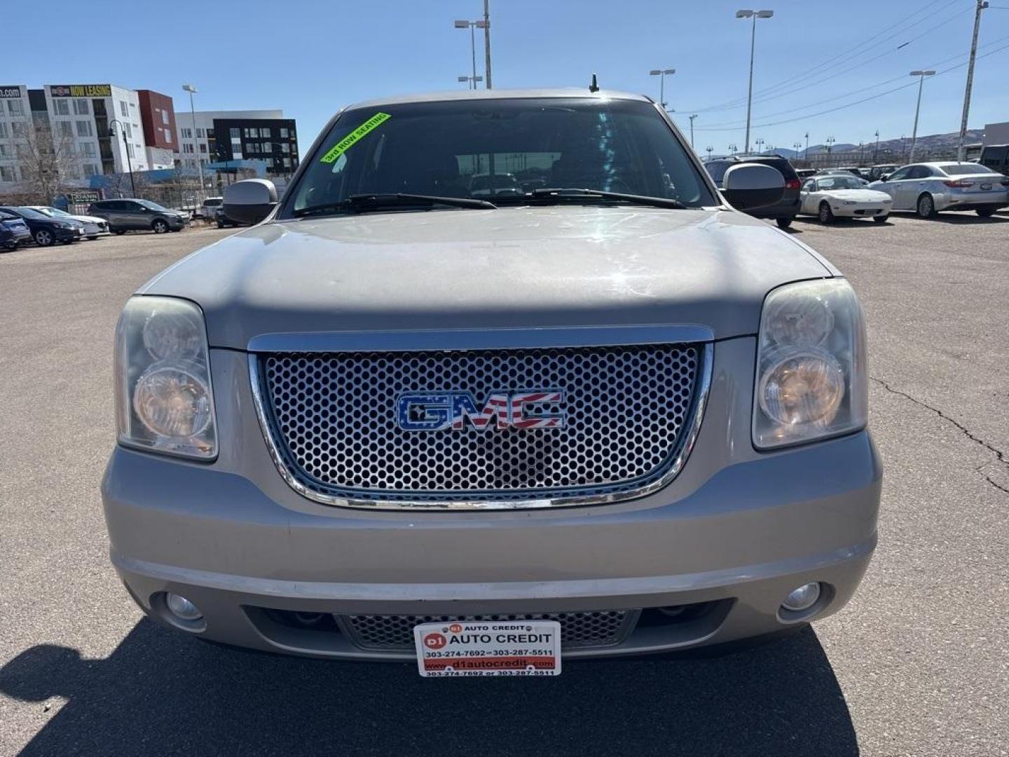 2007 Silver Birch Metallic /Ebony GMC Yukon Denali (1GKFK63887J) with an Vortec 6.2L V8 SFI VVT engine, Automatic transmission, located at 10890 W. Colfax Ave., Lakewood, CO, 80215, (303) 274-7692, 39.739914, -105.120132 - 2007 GMC Yukon AWD AWD.<br><br>D1 Auto NEVER charges dealer fees! All cars have clean titles and have been inspected for mechanical issues. We have financing for everyone. Good credit, bad credit, first time buyers.<br>Clean CARFAX.<br>Please call Lakewood Location 303-274-7692 or Thornton 303-287-5 - Photo#1