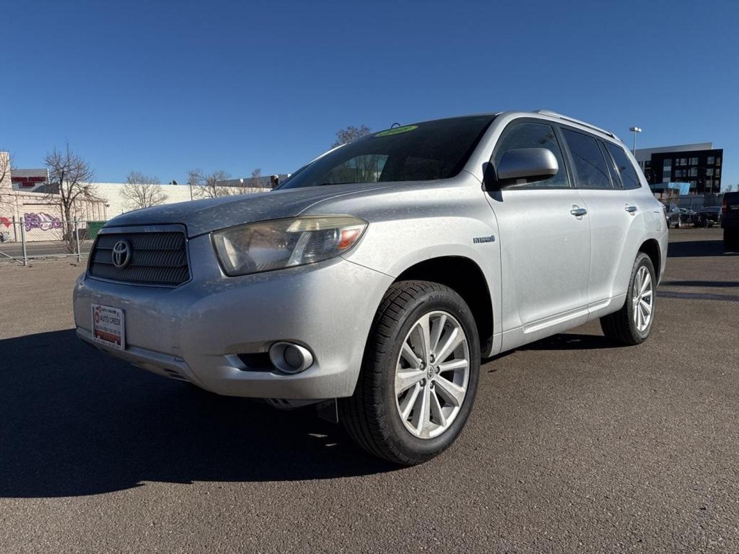 2008 Classic Silver Metallic /Ash Toyota Highlander Hybrid Limited (JTEEW44A382) with an 3.3L V6 MPI DOHC engine, CVT transmission, located at 10890 W. Colfax Ave., Lakewood, CO, 80215, (303) 274-7692, 39.739914, -105.120132 - 2008 Toyota Highlander Hybrid AWD 3.3L V6 MPI DOHC.<br><br>D1 Auto NEVER charges dealer fees! All cars have clean titles and have been inspected for mechanical issues. We have financing for everyone. Good credit, bad credit, first time buyers.<br>Clean CARFAX.<br>Please call Lakewood Location 303-27 - Photo#0
