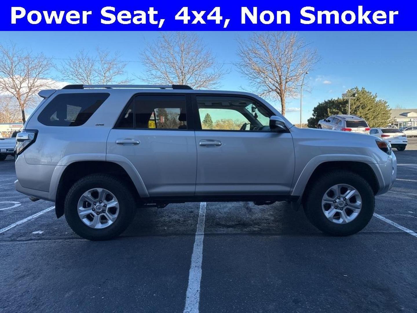 2021 Classic Silver Metallic /Gray Toyota 4Runner SR5 (JTEMU5JR1M5) with an 4.0L V6 SMPI DOHC engine, Automatic transmission, located at 10890 W. Colfax Ave., Lakewood, CO, 80215, (303) 274-7692, 39.739914, -105.120132 - 2021 Toyota 4Runner SR5 4WD With 3rd Row Seating!! No accidents and has a clean title. Well maintained and loaded with, Apple/ Android Carplay, backup camera, 3 rows of seating, power seat and more. <br><br> All Cars Have Clean Titles And Are Serviced Before Sale., Clean Carfax, No Accident, Apple/ - Photo#3