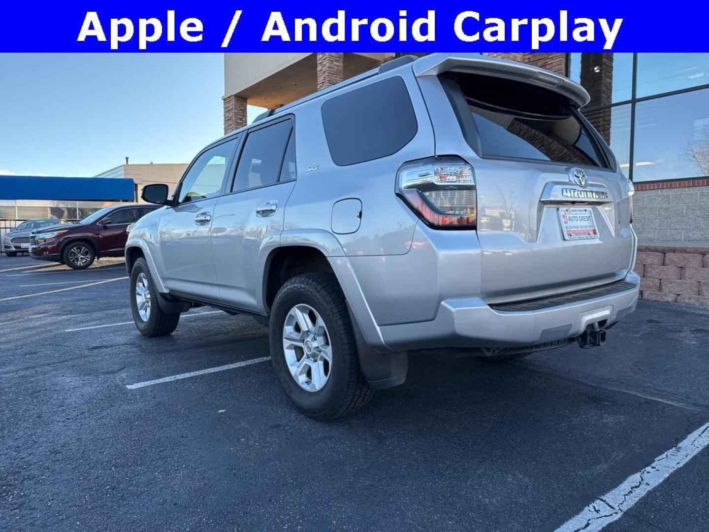 2021 Classic Silver Metallic /Gray Toyota 4Runner SR5 (JTEMU5JR1M5) with an 4.0L V6 SMPI DOHC engine, Automatic transmission, located at 10890 W. Colfax Ave., Lakewood, CO, 80215, (303) 274-7692, 39.739914, -105.120132 - 2021 Toyota 4Runner SR5 4WD With 3rd Row Seating!! No accidents and has a clean title. Well maintained and loaded with, Apple/ Android Carplay, backup camera, 3 rows of seating, power seat and more. <br><br> All Cars Have Clean Titles And Are Serviced Before Sale., Clean Carfax, No Accident, Apple/ - Photo#6