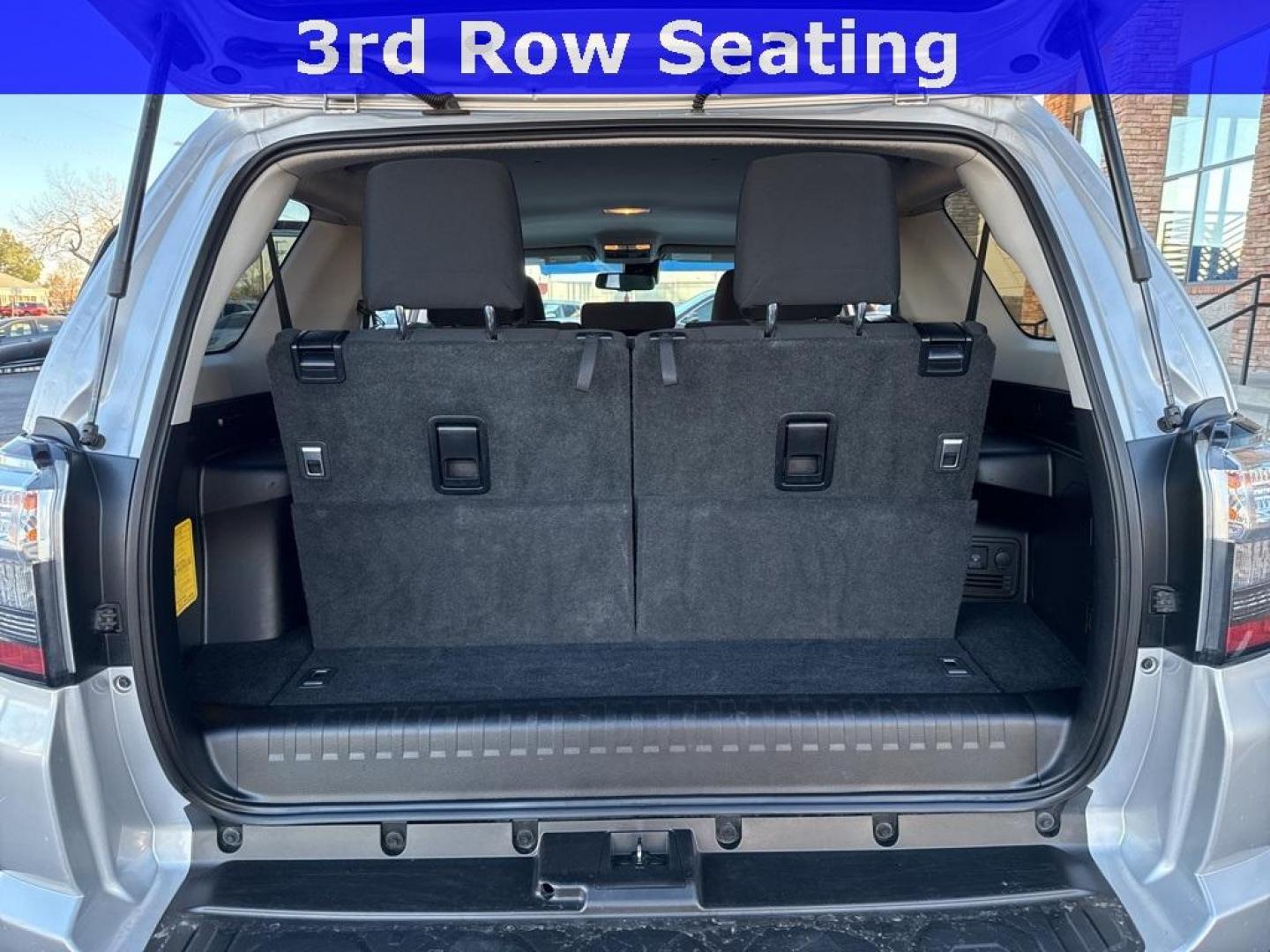 2021 Classic Silver Metallic /Gray Toyota 4Runner SR5 (JTEMU5JR1M5) with an 4.0L V6 SMPI DOHC engine, Automatic transmission, located at 10890 W. Colfax Ave., Lakewood, CO, 80215, (303) 274-7692, 39.739914, -105.120132 - 2021 Toyota 4Runner SR5 4WD With 3rd Row Seating!! No accidents and has a clean title. Well maintained and loaded with, Apple/ Android Carplay, backup camera, 3 rows of seating, power seat and more. <br><br> All Cars Have Clean Titles And Are Serviced Before Sale., Clean Carfax, No Accident, Apple/ - Photo#17