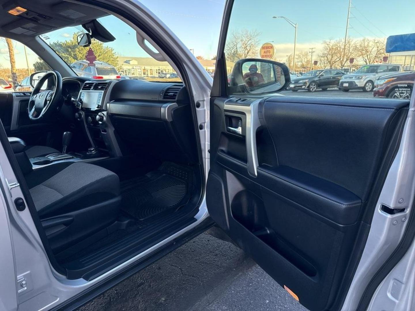 2021 Classic Silver Metallic /Gray Toyota 4Runner SR5 (JTEMU5JR1M5) with an 4.0L V6 SMPI DOHC engine, Automatic transmission, located at 10890 W. Colfax Ave., Lakewood, CO, 80215, (303) 274-7692, 39.739914, -105.120132 - 2021 Toyota 4Runner SR5 4WD With 3rd Row Seating!! No accidents and has a clean title. Well maintained and loaded with, Apple/ Android Carplay, backup camera, 3 rows of seating, power seat and more. <br><br> All Cars Have Clean Titles And Are Serviced Before Sale., Clean Carfax, No Accident, Apple/ - Photo#22