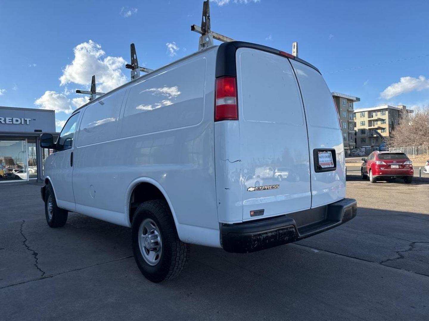 2015 Summit White /Medium Pewter Chevrolet Express 2500 Work Van (1GCWGFCFXF1) with an Vortec 4.8L V8 SFI engine, Automatic transmission, located at 10890 W. Colfax Ave., Lakewood, CO, 80215, (303) 274-7692, 39.739914, -105.120132 - 2015 Chevrolet Express 2500 CARFAX One-Owner. RWD Cargo<br><br>D1 Auto NEVER charges dealer fees! All cars have clean titles and have been inspected for mechanical issues. We have financing for everyone. Good credit, bad credit, first time buyers.<br>Clean CARFAX.<br>Please call Lakewood Location 30 - Photo#6
