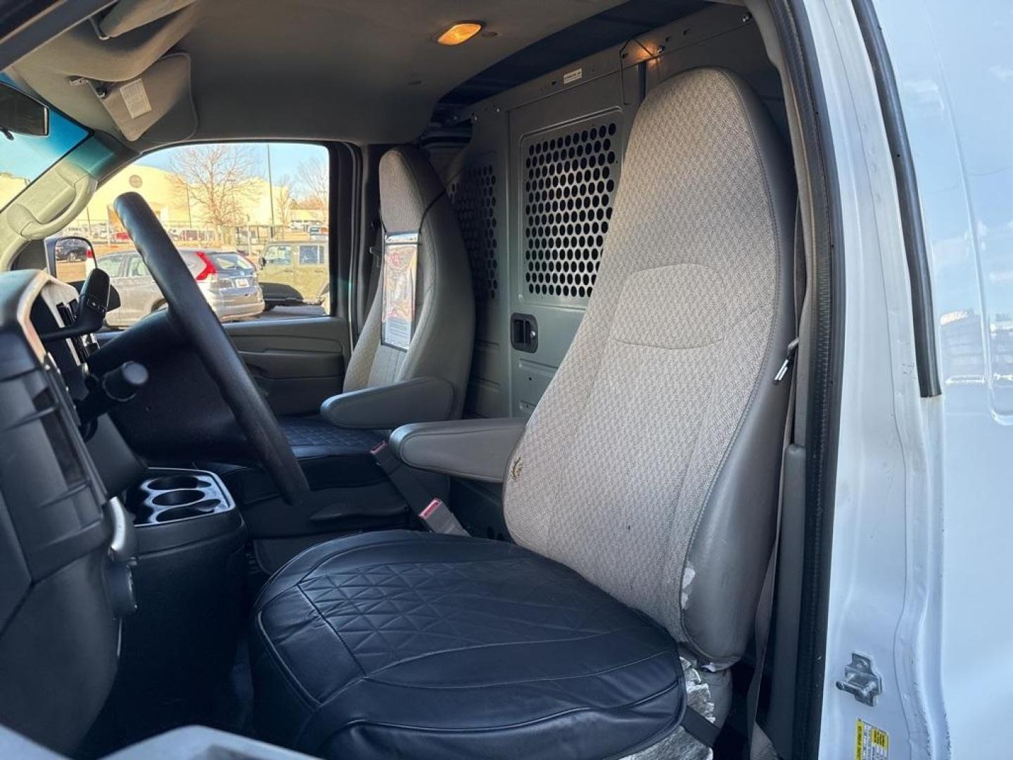 2015 Summit White /Medium Pewter Chevrolet Express 2500 Work Van (1GCWGFCFXF1) with an Vortec 4.8L V8 SFI engine, Automatic transmission, located at 10890 W. Colfax Ave., Lakewood, CO, 80215, (303) 274-7692, 39.739914, -105.120132 - 2015 Chevrolet Express 2500 CARFAX One-Owner. RWD Cargo<br><br>D1 Auto NEVER charges dealer fees! All cars have clean titles and have been inspected for mechanical issues. We have financing for everyone. Good credit, bad credit, first time buyers.<br>Clean CARFAX.<br>Please call Lakewood Location 30 - Photo#14