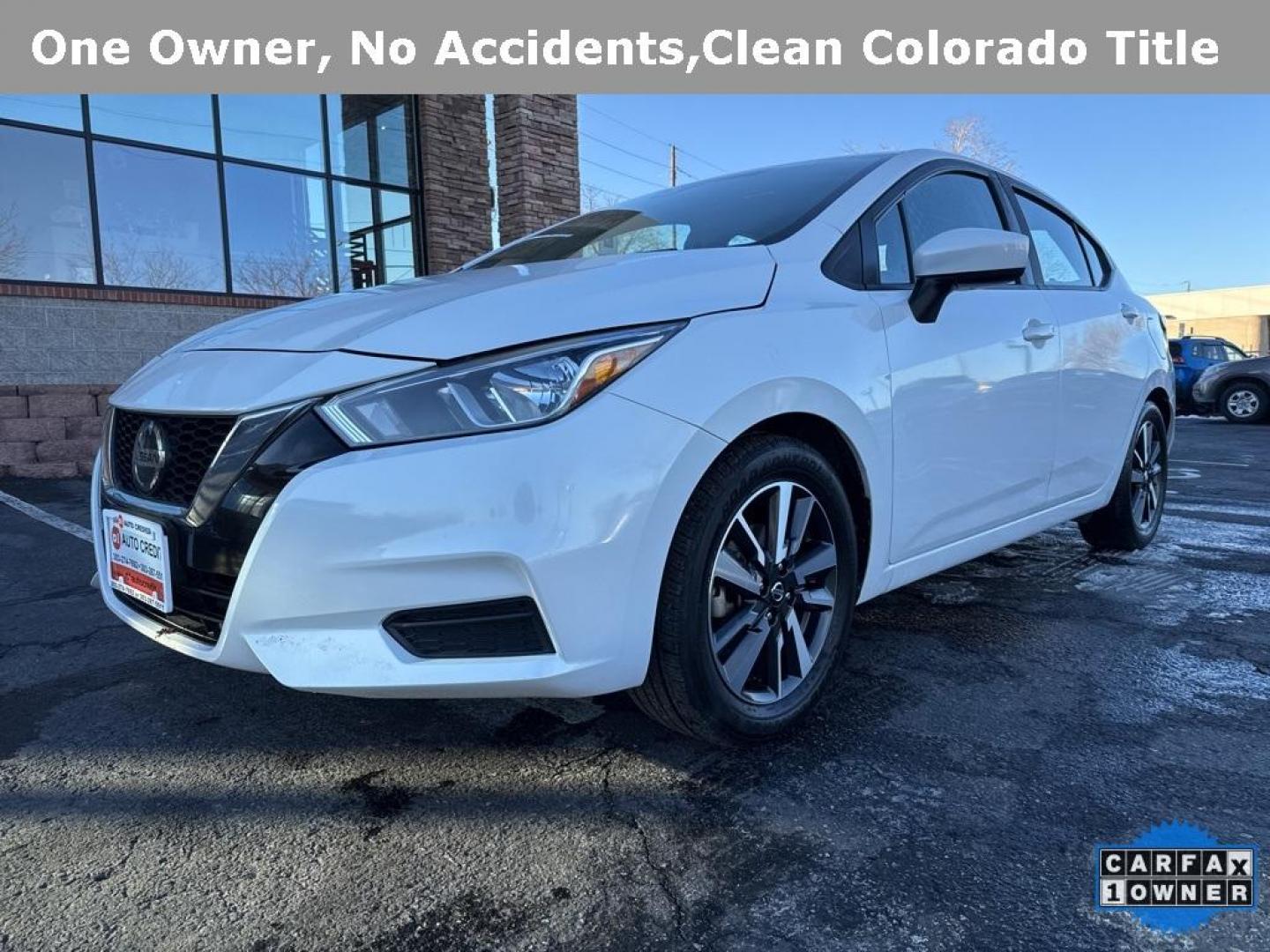 2022 WHITE /ACTUAL Nissan Versa SV (3N1CN8EV9NL) with an 4 Cyl, 1.6L engine, Automatic transmission, located at 10890 W. Colfax Ave., Lakewood, CO, 80215, (303) 274-7692, 39.739914, -105.120132 - Photo#34