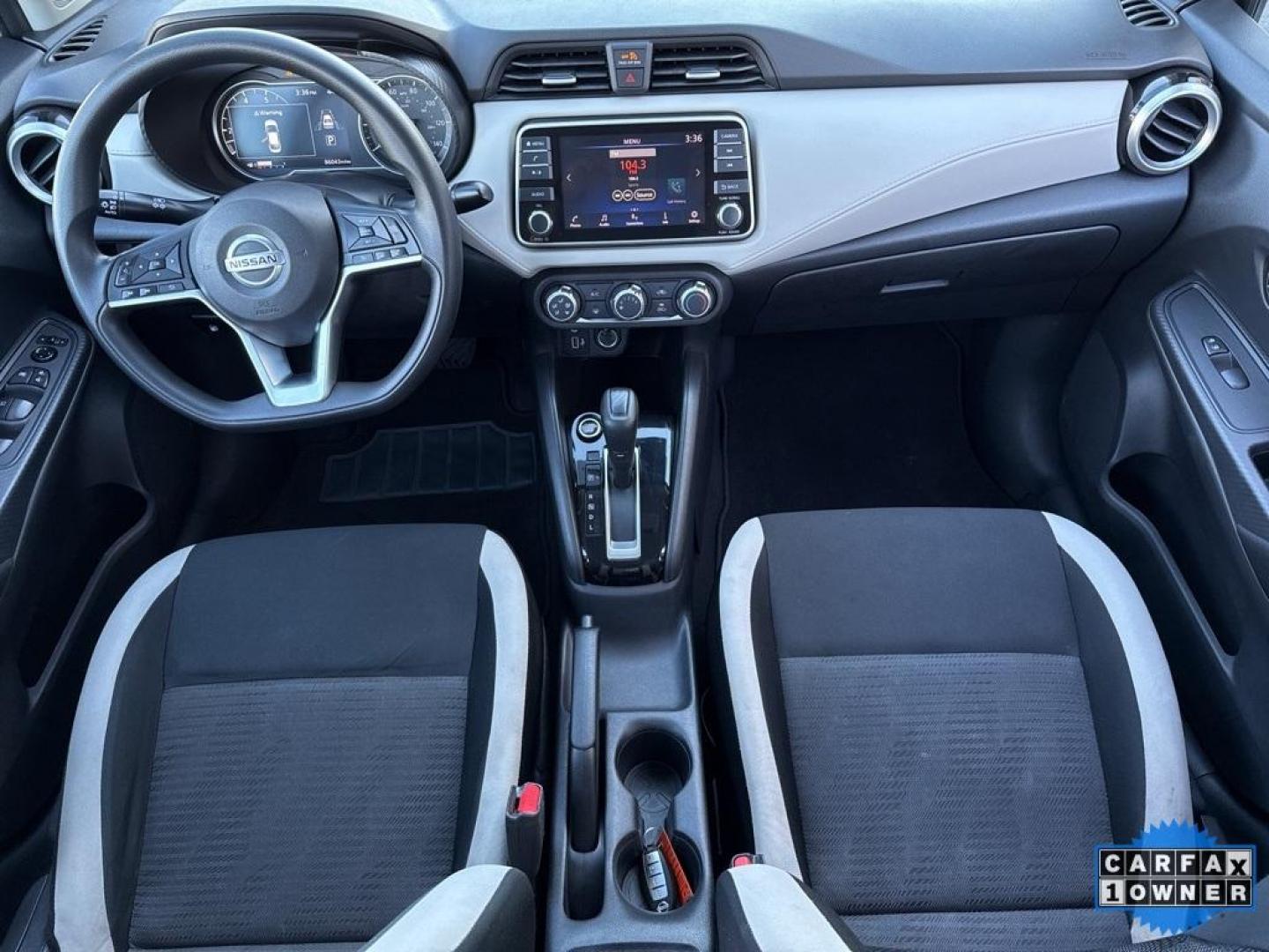 2022 WHITE /ACTUAL Nissan Versa SV (3N1CN8EV9NL) with an 4 Cyl, 1.6L engine, Automatic transmission, located at 10890 W. Colfax Ave., Lakewood, CO, 80215, (303) 274-7692, 39.739914, -105.120132 - Photo#42