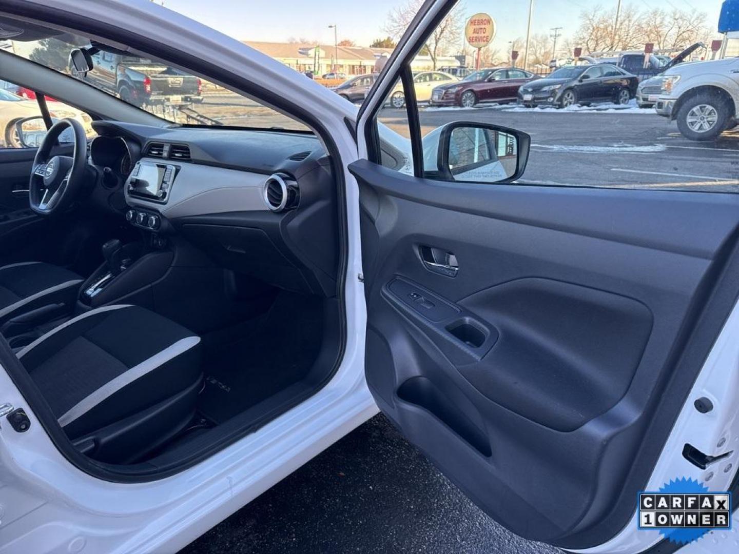 2022 WHITE /ACTUAL Nissan Versa SV (3N1CN8EV9NL) with an 4 Cyl, 1.6L engine, Automatic transmission, located at 10890 W. Colfax Ave., Lakewood, CO, 80215, (303) 274-7692, 39.739914, -105.120132 - Photo#56
