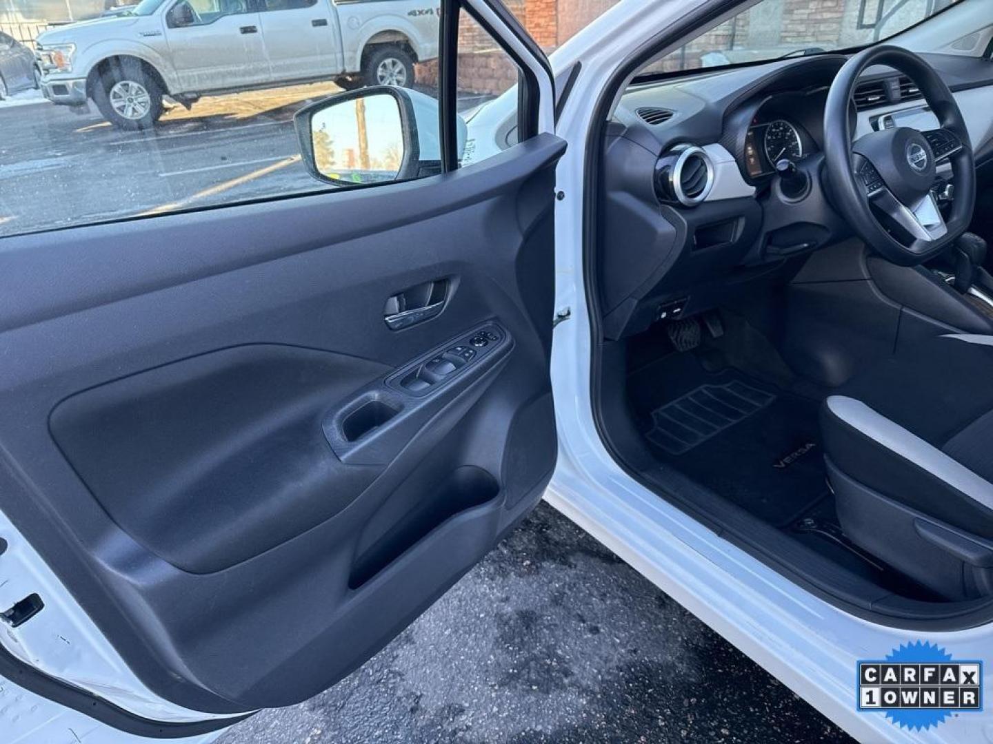2022 WHITE /ACTUAL Nissan Versa SV (3N1CN8EV9NL) with an 4 Cyl, 1.6L engine, Automatic transmission, located at 10890 W. Colfax Ave., Lakewood, CO, 80215, (303) 274-7692, 39.739914, -105.120132 - Photo#59