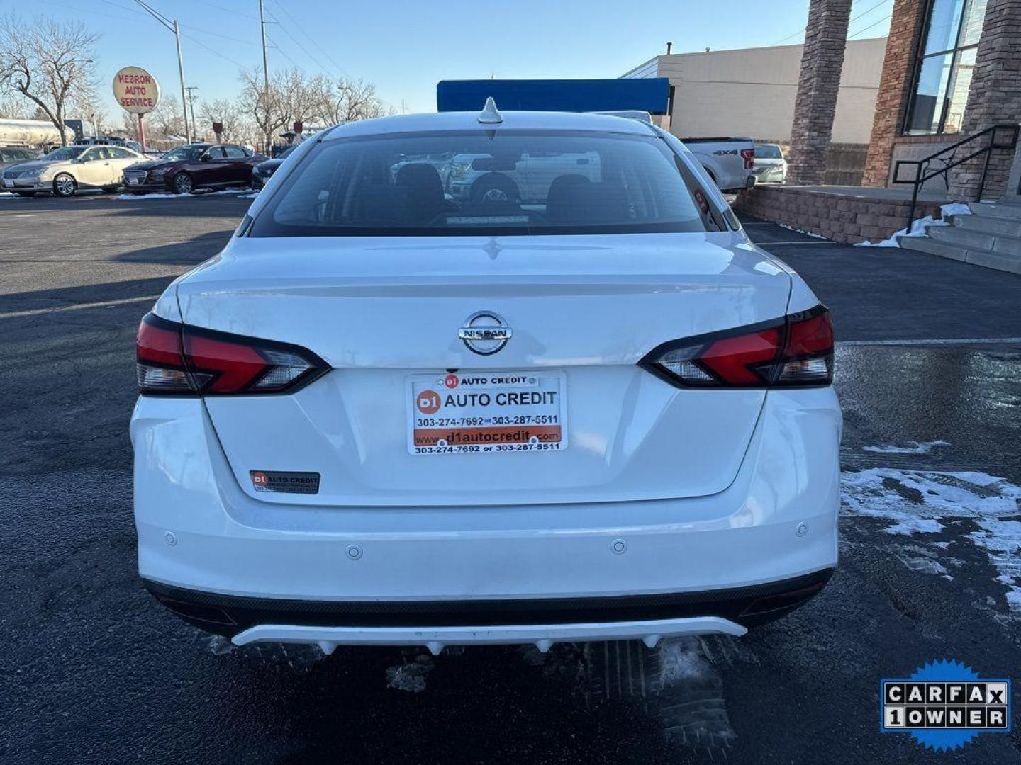 2022 WHITE /ACTUAL Nissan Versa SV (3N1CN8EV9NL) with an 4 Cyl, 1.6L engine, Automatic transmission, located at 10890 W. Colfax Ave., Lakewood, CO, 80215, (303) 274-7692, 39.739914, -105.120132 - Photo#6