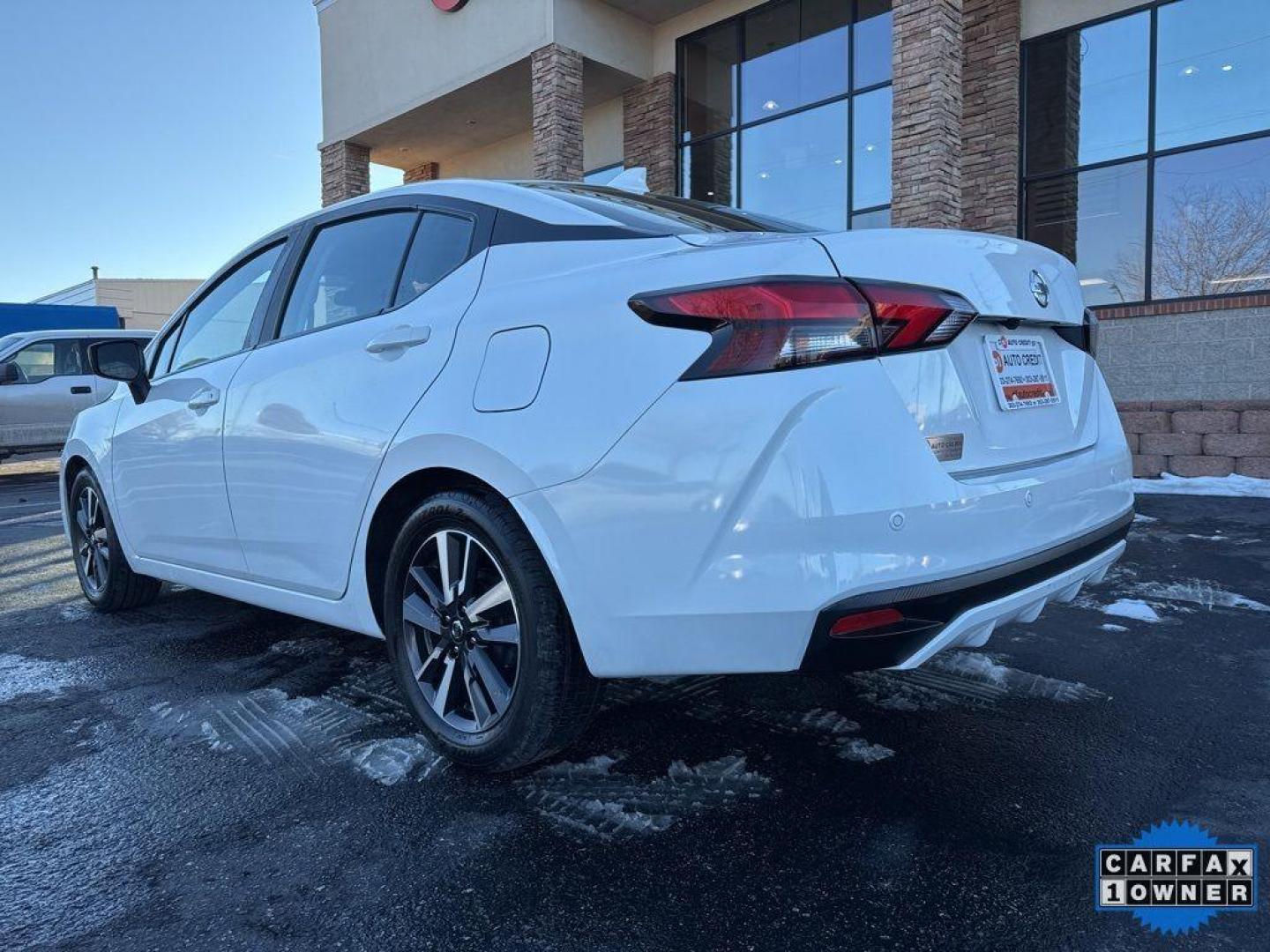 2022 WHITE /ACTUAL Nissan Versa SV (3N1CN8EV9NL) with an 4 Cyl, 1.6L engine, Automatic transmission, located at 10890 W. Colfax Ave., Lakewood, CO, 80215, (303) 274-7692, 39.739914, -105.120132 - Photo#7