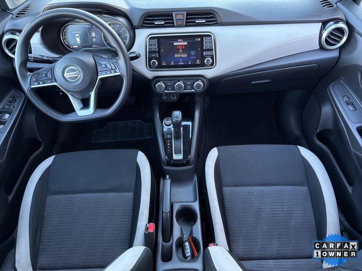 2022 WHITE /ACTUAL Nissan Versa SV (3N1CN8EV9NL) with an 4 Cyl, 1.6L engine, Automatic transmission, located at 10890 W. Colfax Ave., Lakewood, CO, 80215, (303) 274-7692, 39.739914, -105.120132 - Photo#8
