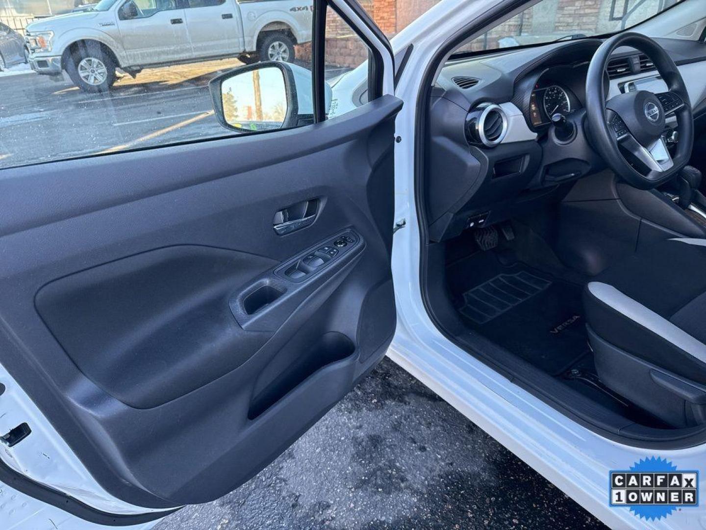 2022 WHITE /ACTUAL Nissan Versa SV (3N1CN8EV9NL) with an 4 Cyl, 1.6L engine, Automatic transmission, located at 10890 W. Colfax Ave., Lakewood, CO, 80215, (303) 274-7692, 39.739914, -105.120132 - Photo#25