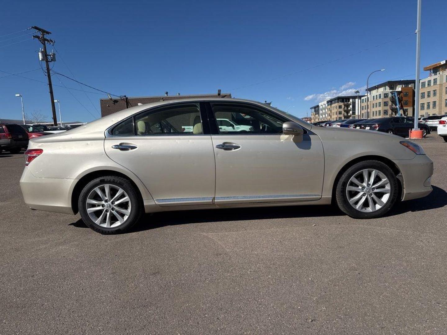 2011 GOLD Lexus ES 350 Base (JTHBK1EG6B2) with an V6, 3.5L engine, Automatic transmission, located at 10890 W. Colfax Ave., Lakewood, CO, 80215, (303) 274-7692, 39.739914, -105.120132 - Photo#3