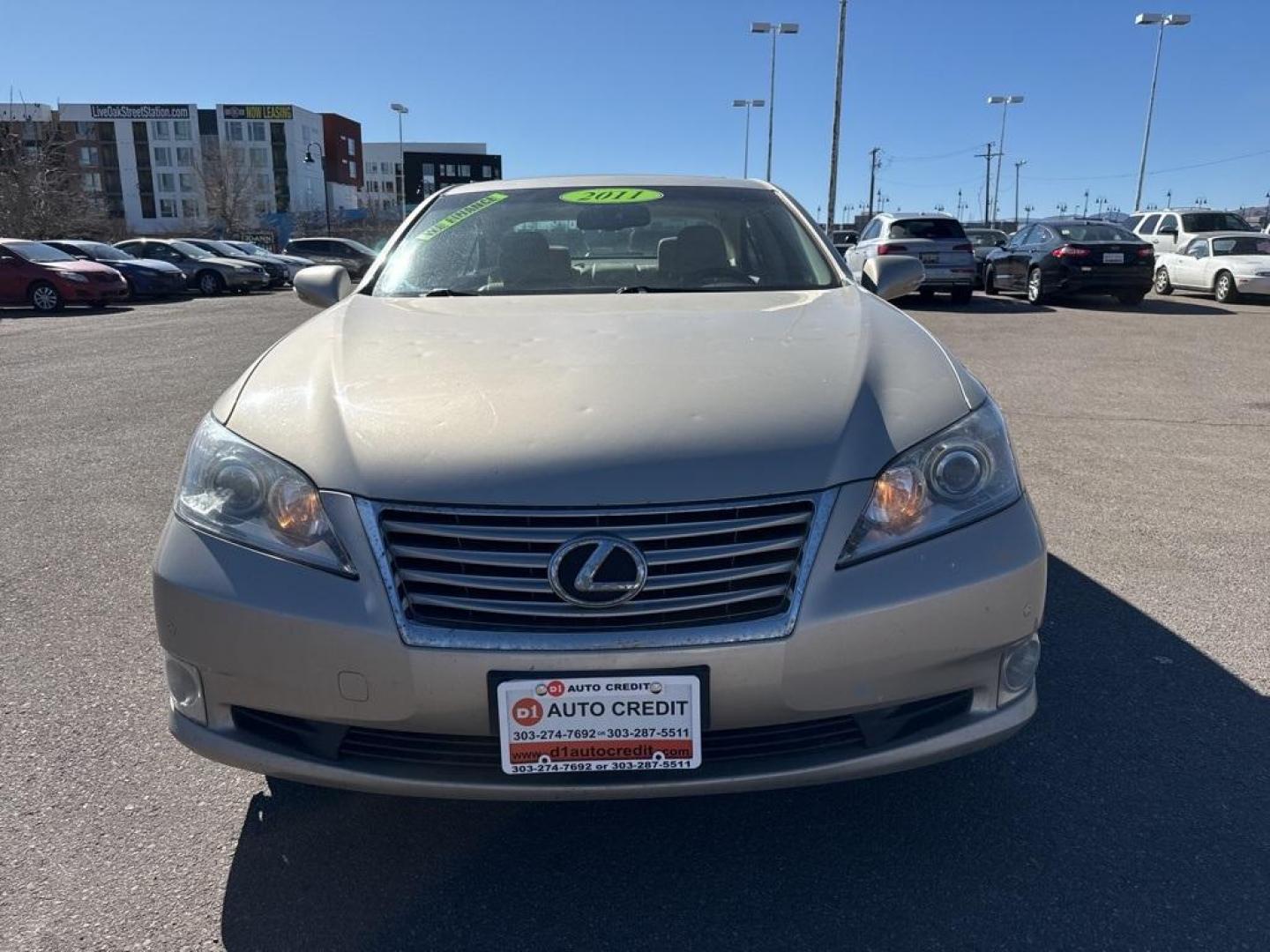 2011 GOLD Lexus ES 350 Base (JTHBK1EG6B2) with an V6, 3.5L engine, Automatic transmission, located at 10890 W. Colfax Ave., Lakewood, CO, 80215, (303) 274-7692, 39.739914, -105.120132 - Photo#32