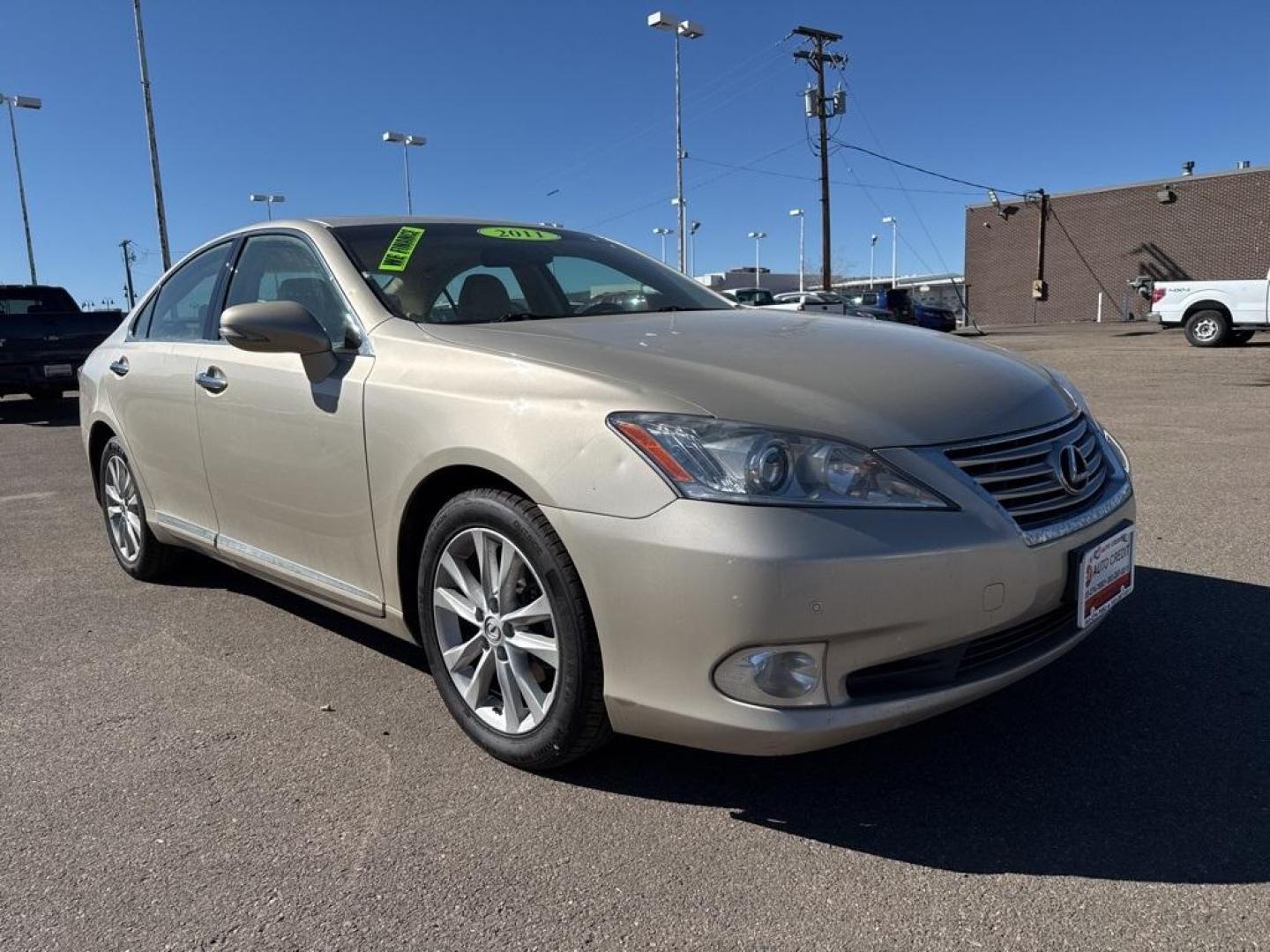 2011 GOLD Lexus ES 350 Base (JTHBK1EG6B2) with an V6, 3.5L engine, Automatic transmission, located at 10890 W. Colfax Ave., Lakewood, CO, 80215, (303) 274-7692, 39.739914, -105.120132 - Photo#33