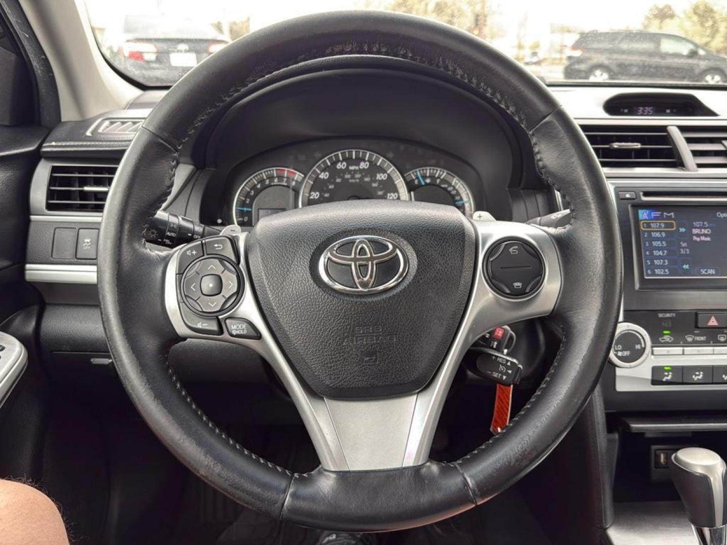 2014 BLACK Toyota Camry SE (4T1BF1FK5EU) with an 4 Cyl, 2.5L engine, Automatic transmission, located at 10890 W. Colfax Ave., Lakewood, CO, 80215, (303) 274-7692, 39.739914, -105.120132 - Photo#14