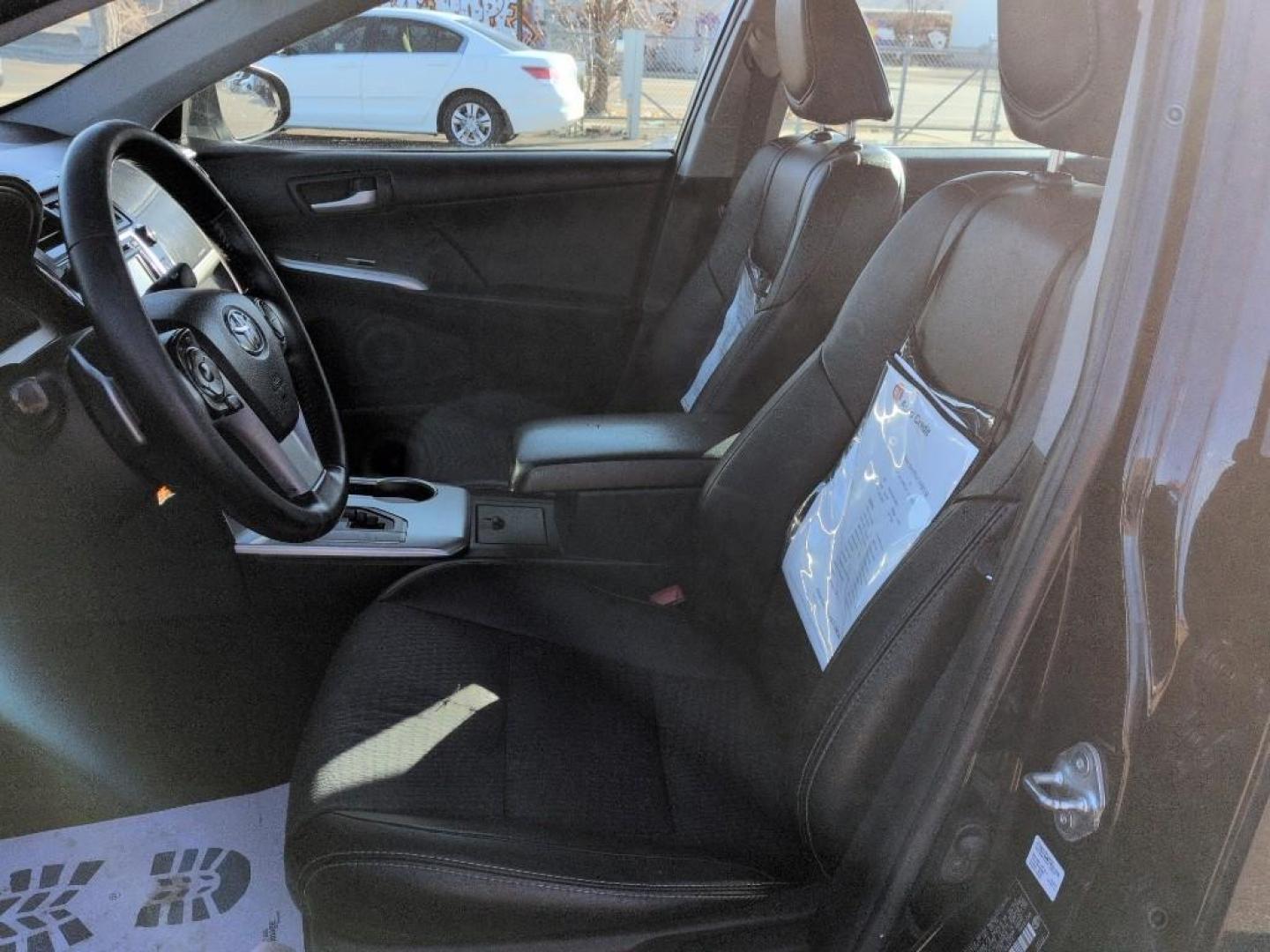 2014 BLACK Toyota Camry SE (4T1BF1FK5EU) with an 4 Cyl, 2.5L engine, Automatic transmission, located at 10890 W. Colfax Ave., Lakewood, CO, 80215, (303) 274-7692, 39.739914, -105.120132 - Photo#9