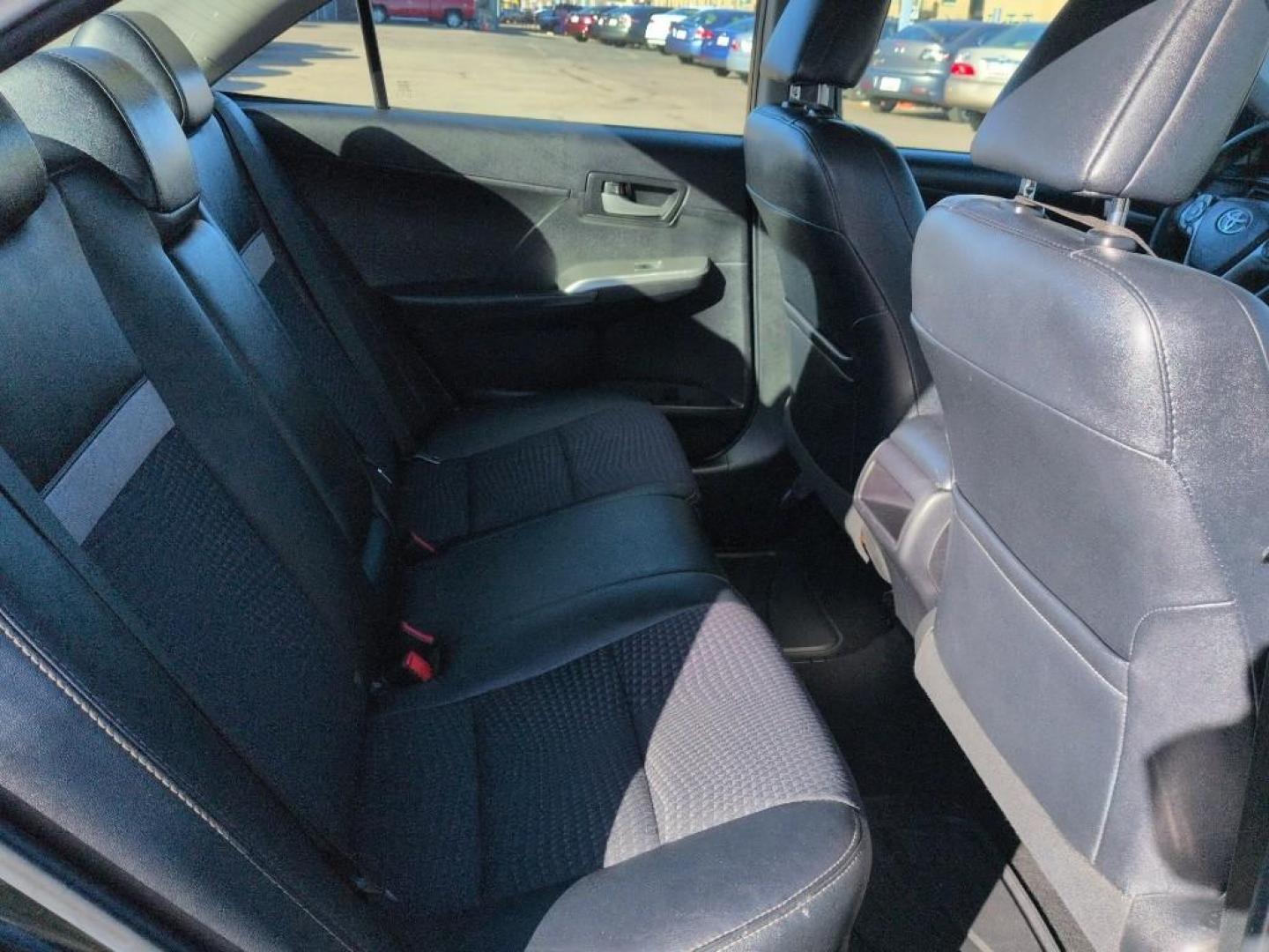 2014 BLACK Toyota Camry SE (4T1BF1FK5EU) with an 4 Cyl, 2.5L engine, Automatic transmission, located at 10890 W. Colfax Ave., Lakewood, CO, 80215, (303) 274-7692, 39.739914, -105.120132 - Photo#19