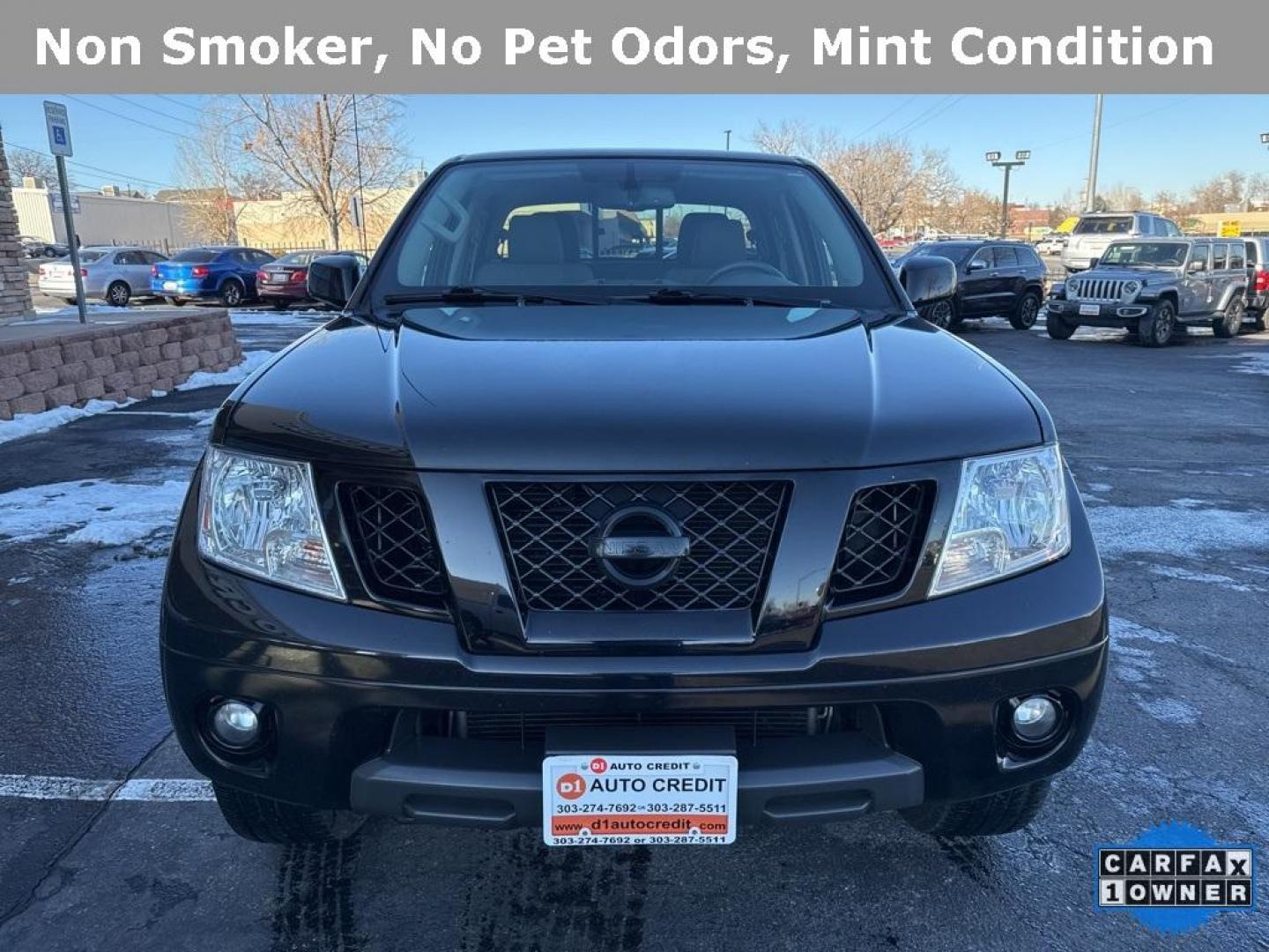 2019 Magnetic Black Pearl /Steel Nissan Frontier SV (1N6AD0EV5KN) with an 4.0L V6 DOHC engine, Automatic transmission, located at 10890 W. Colfax Ave., Lakewood, CO, 80215, (303) 274-7692, 39.739914, -105.120132 - 2019 Nissan Frontier CARFAX One-Owner. 4WD Midnight Edition All Cars Have Clean Titles And Are Serviced Before Sale., CarfaxOne Owner, No Accidents, Apple/Android Car Play, Backup Camera, Heated Seats, Bluetooth/ With Bluetooth Audio, Frontier SV Midnight Edition, 4WD, Bed Liner, Bed Liner/Trailer H - Photo#1
