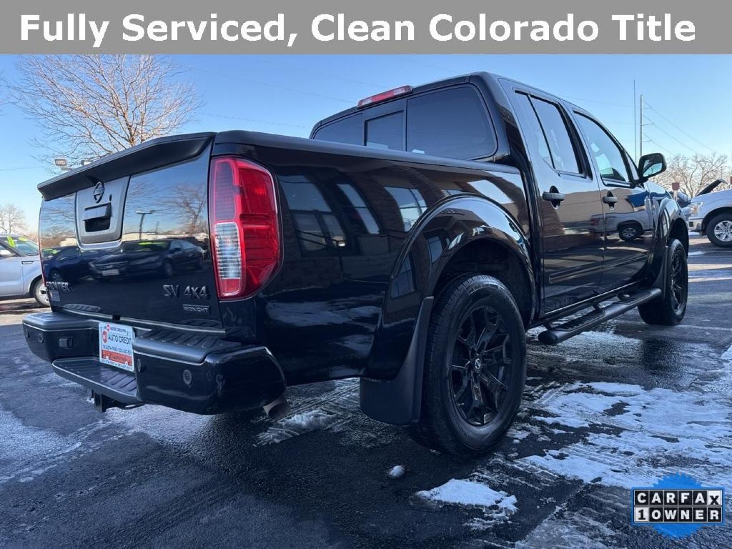2019 Magnetic Black Pearl /Steel Nissan Frontier SV (1N6AD0EV5KN) with an 4.0L V6 DOHC engine, Automatic transmission, located at 10890 W. Colfax Ave., Lakewood, CO, 80215, (303) 274-7692, 39.739914, -105.120132 - 2019 Nissan Frontier CARFAX One-Owner. 4WD Midnight Edition All Cars Have Clean Titles And Are Serviced Before Sale., CarfaxOne Owner, No Accidents, Apple/Android Car Play, Backup Camera, Heated Seats, Bluetooth/ With Bluetooth Audio, Frontier SV Midnight Edition, 4WD, Bed Liner, Bed Liner/Trailer H - Photo#5
