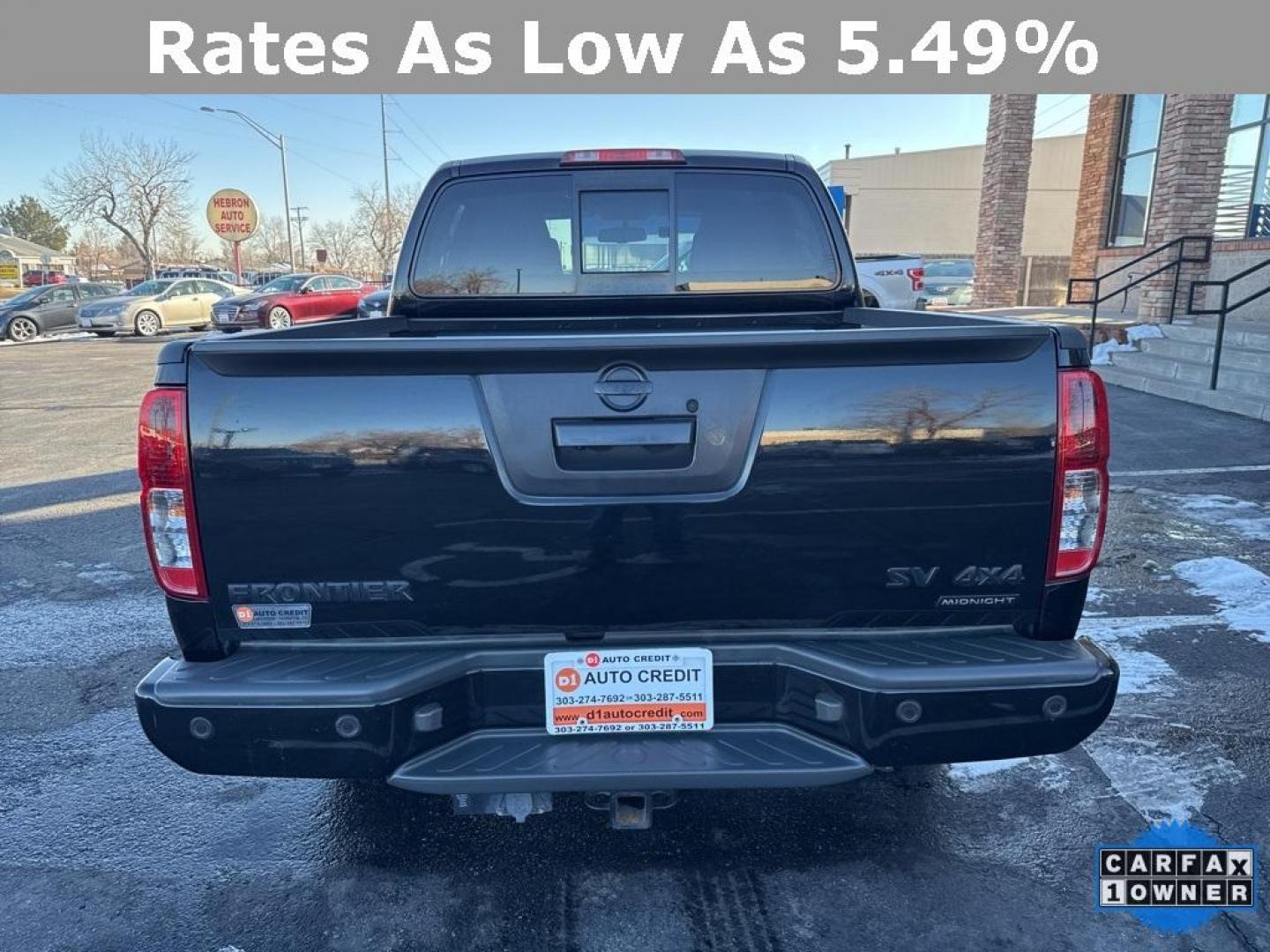 2019 Magnetic Black Pearl /Steel Nissan Frontier SV (1N6AD0EV5KN) with an 4.0L V6 DOHC engine, Automatic transmission, located at 10890 W. Colfax Ave., Lakewood, CO, 80215, (303) 274-7692, 39.739914, -105.120132 - 2019 Nissan Frontier CARFAX One-Owner. 4WD Midnight Edition All Cars Have Clean Titles And Are Serviced Before Sale., CarfaxOne Owner, No Accidents, Apple/Android Car Play, Backup Camera, Heated Seats, Bluetooth/ With Bluetooth Audio, Frontier SV Midnight Edition, 4WD, Bed Liner, Bed Liner/Trailer H - Photo#6